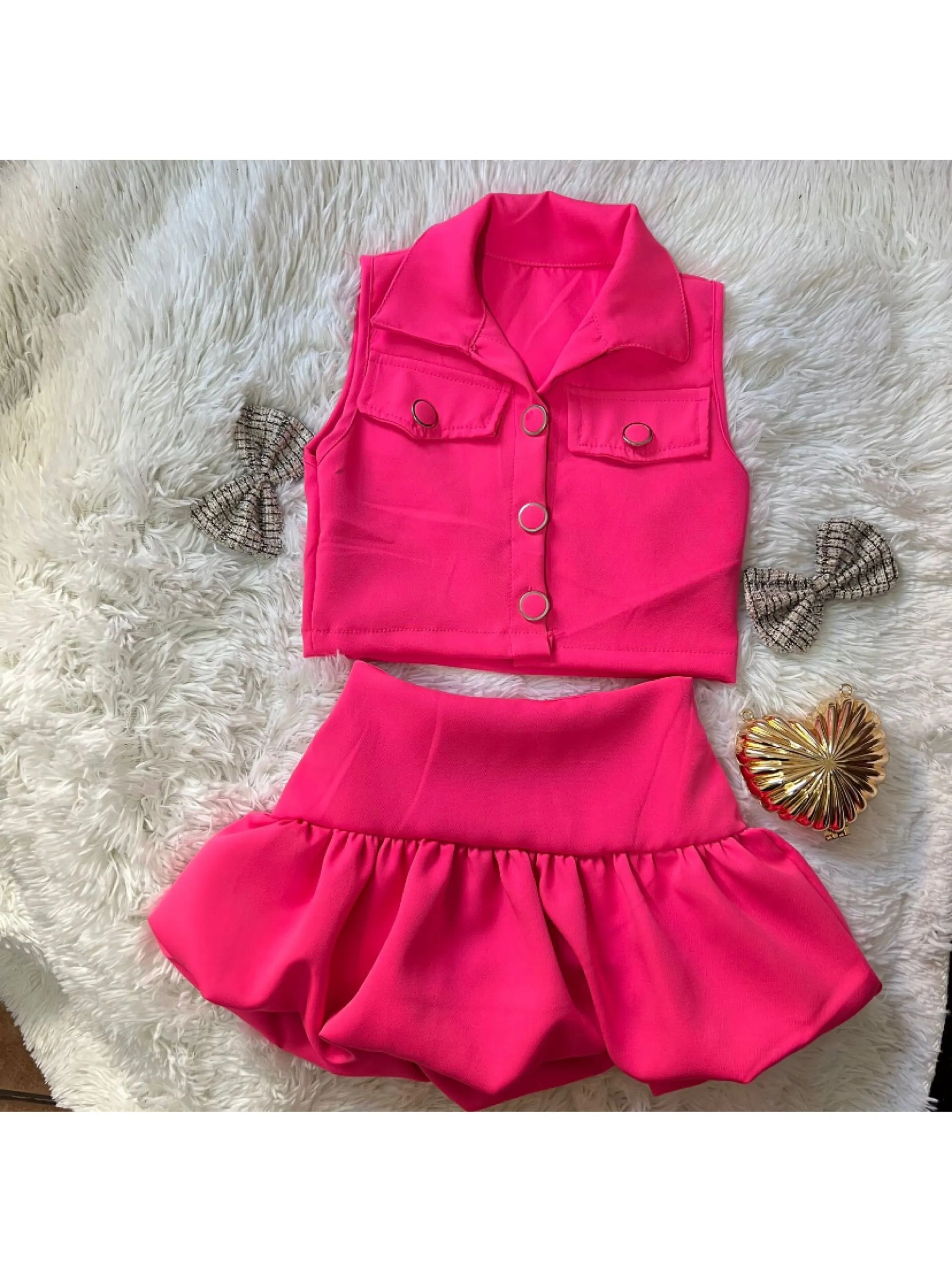 Conjunto balone infantil tecido alfaiataria (Rodrigues)