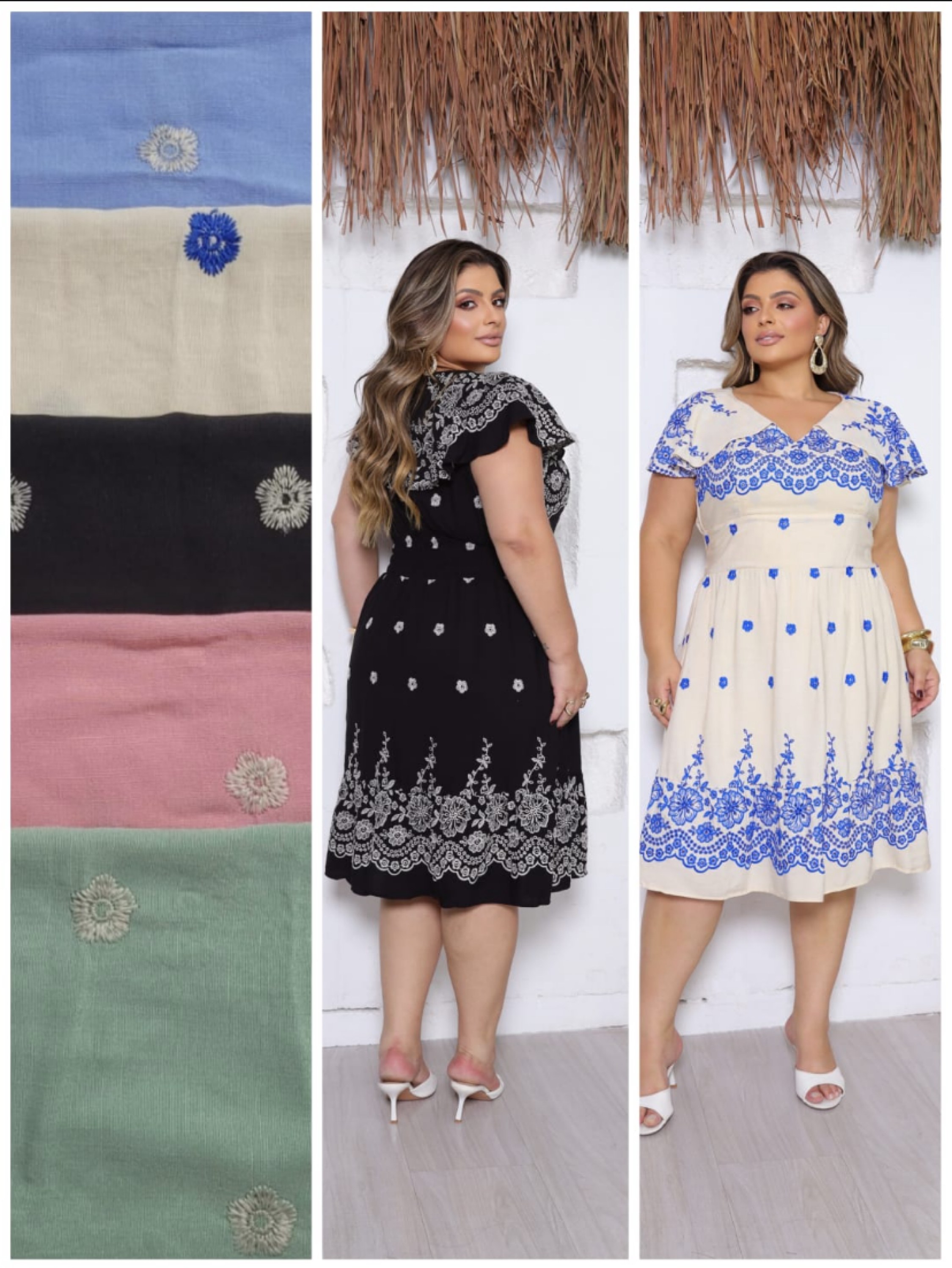 Vestido curto Daniele Plus size