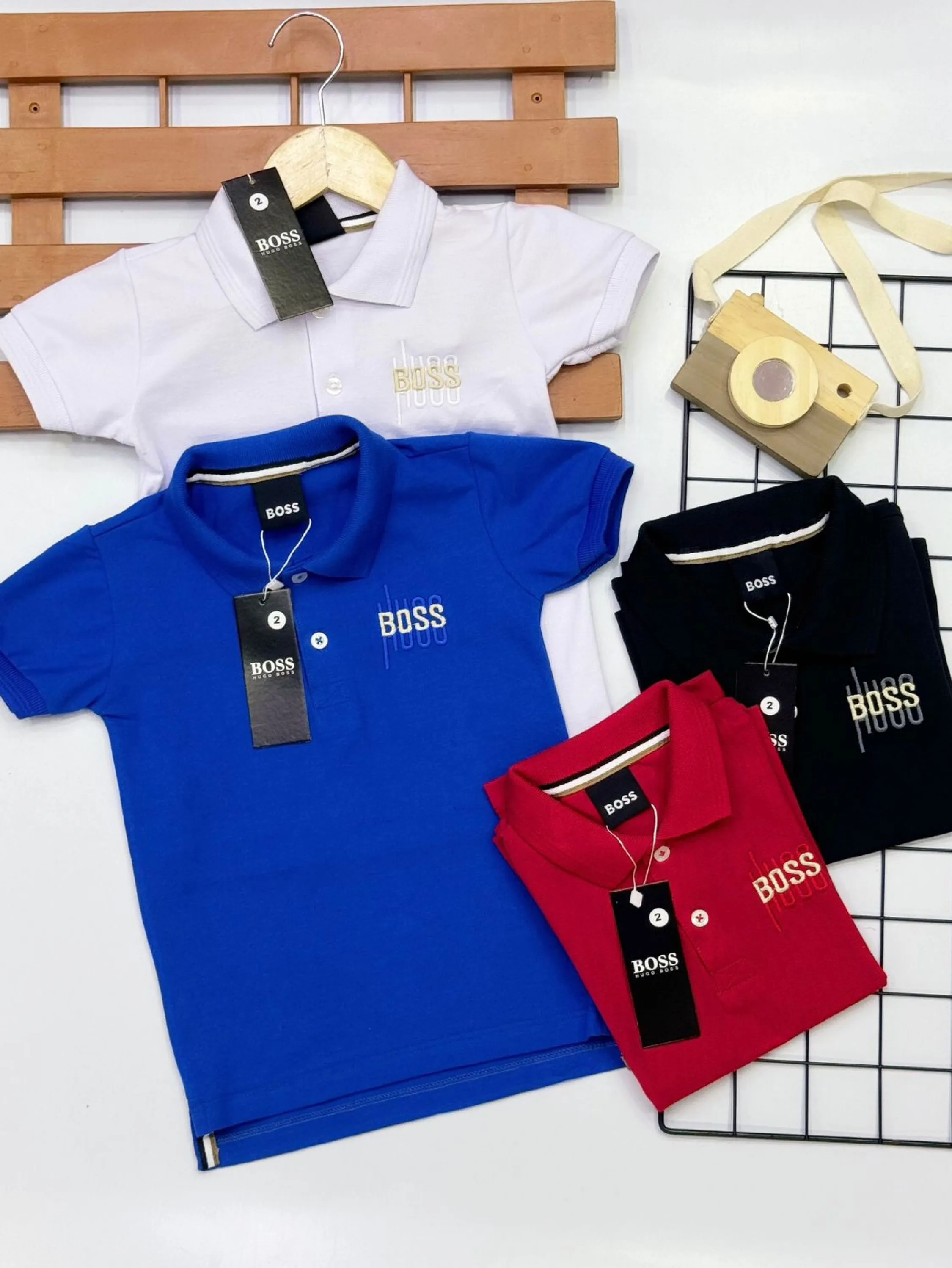 Camiseta polo Boss infantil/juvenil