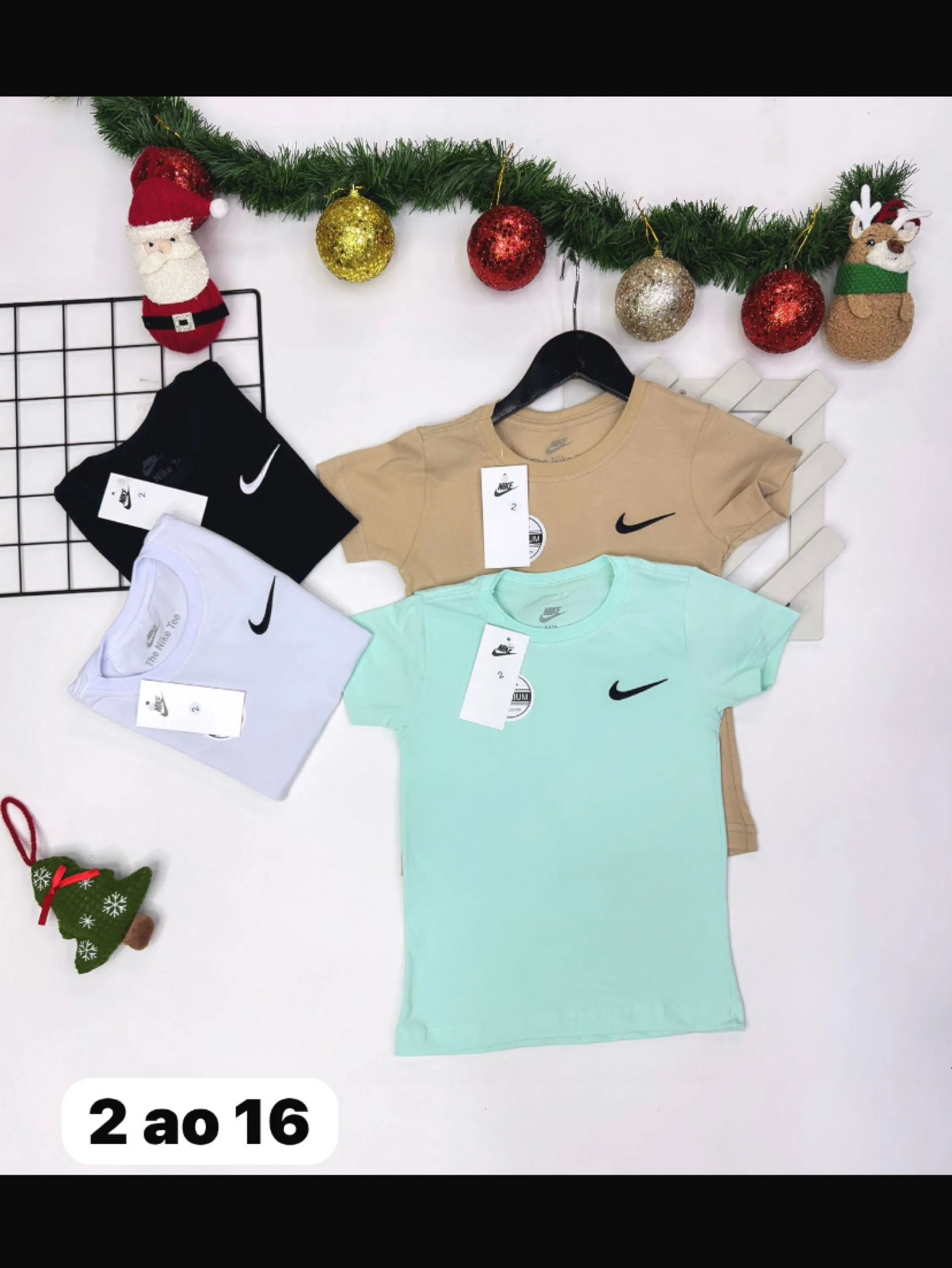 Camiseta Nike infantil /juvenil malha peruana