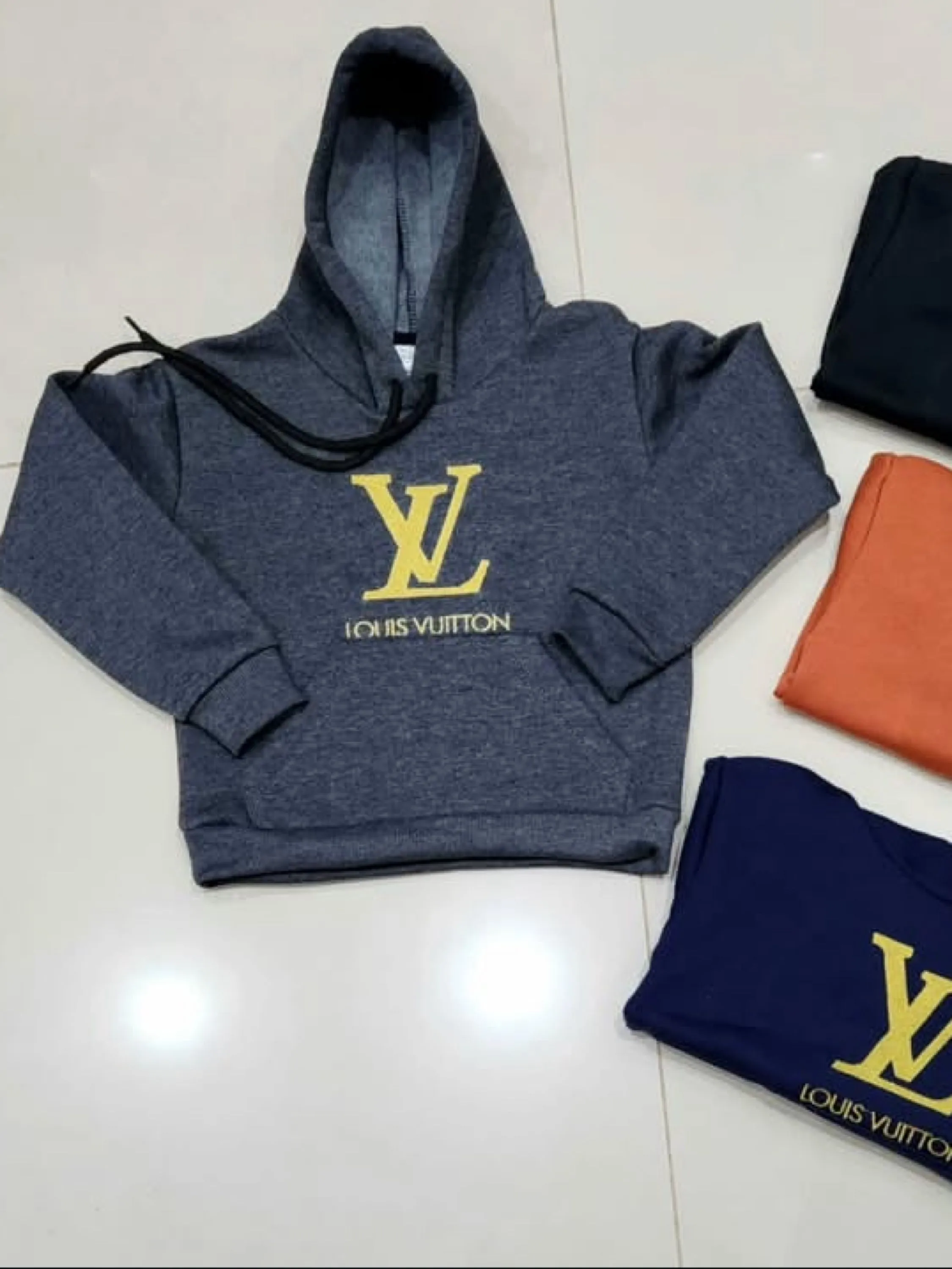 Blusa de moletom canguru com capuz flanelada juvenil
