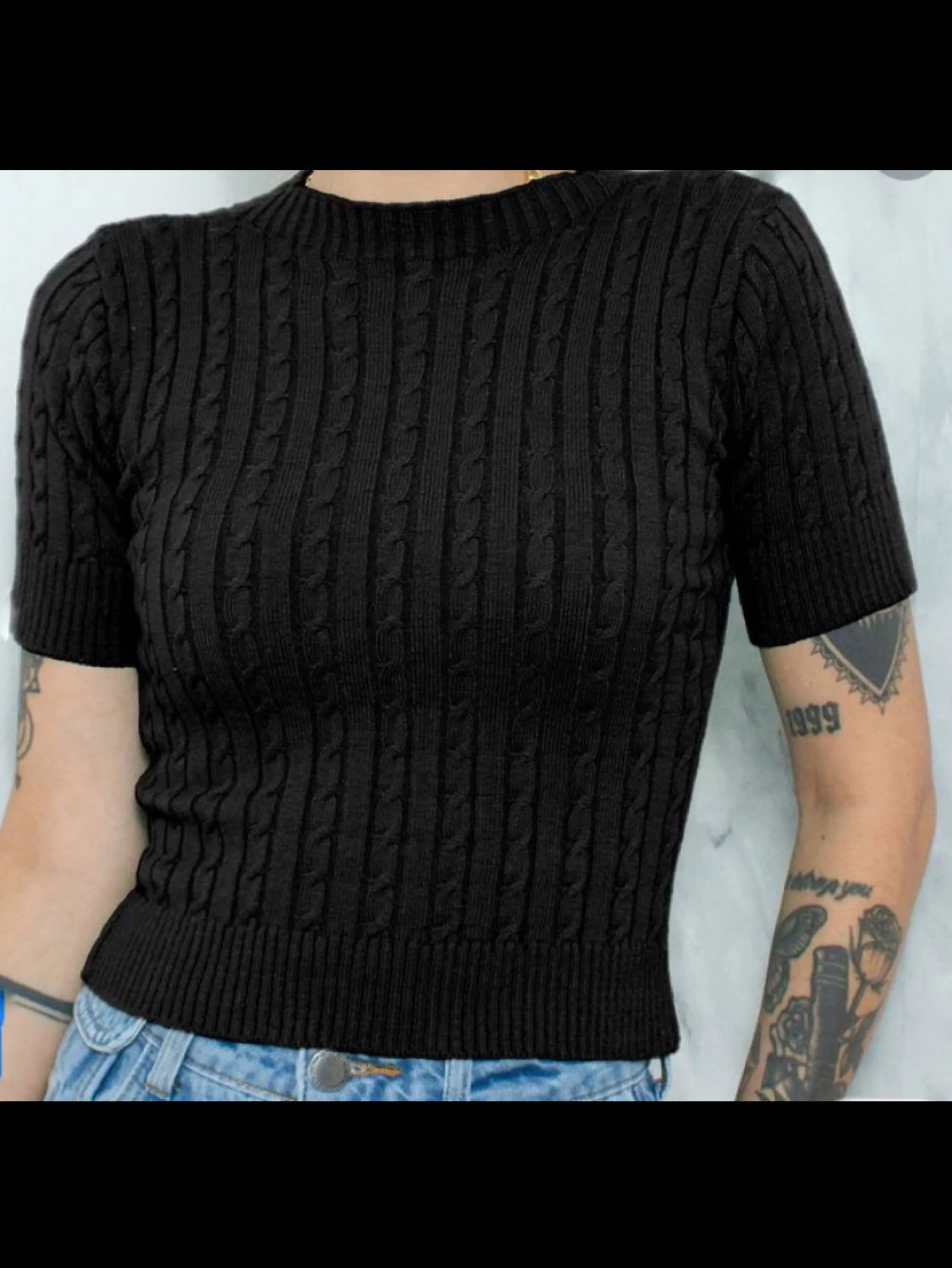 Kit C/4 t-shirt trança tecido modal
