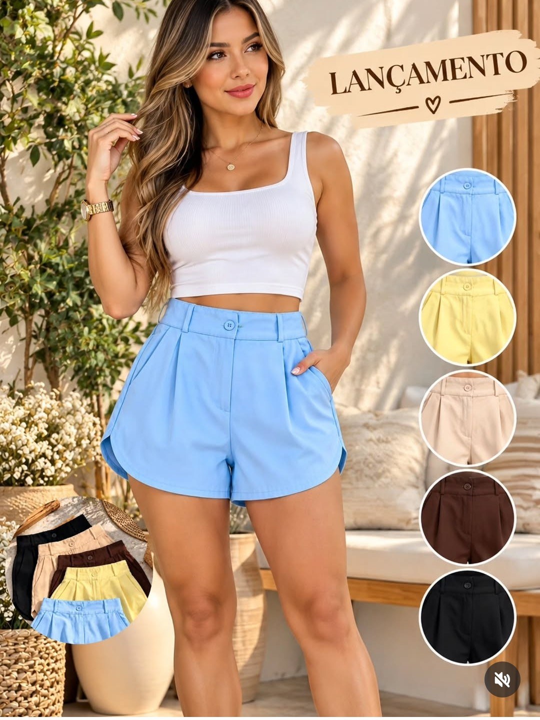 Shorts curto