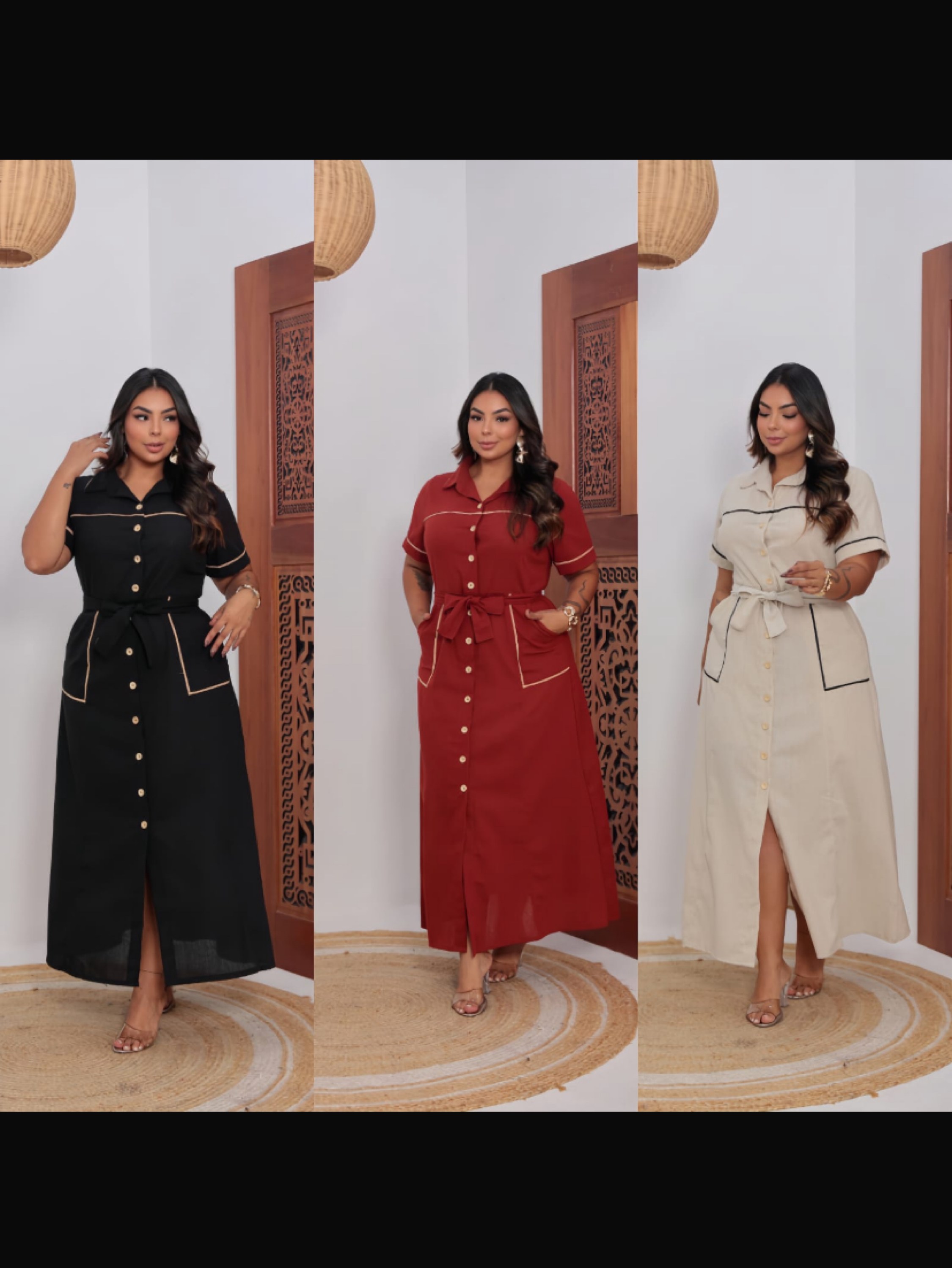 Vestido Chamise Elisa Plus size