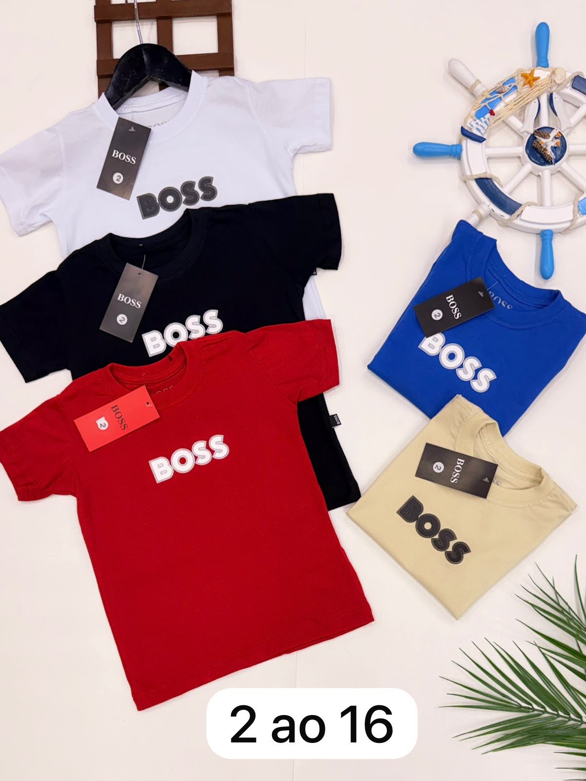 Camiseta Boss infantil/juvenil