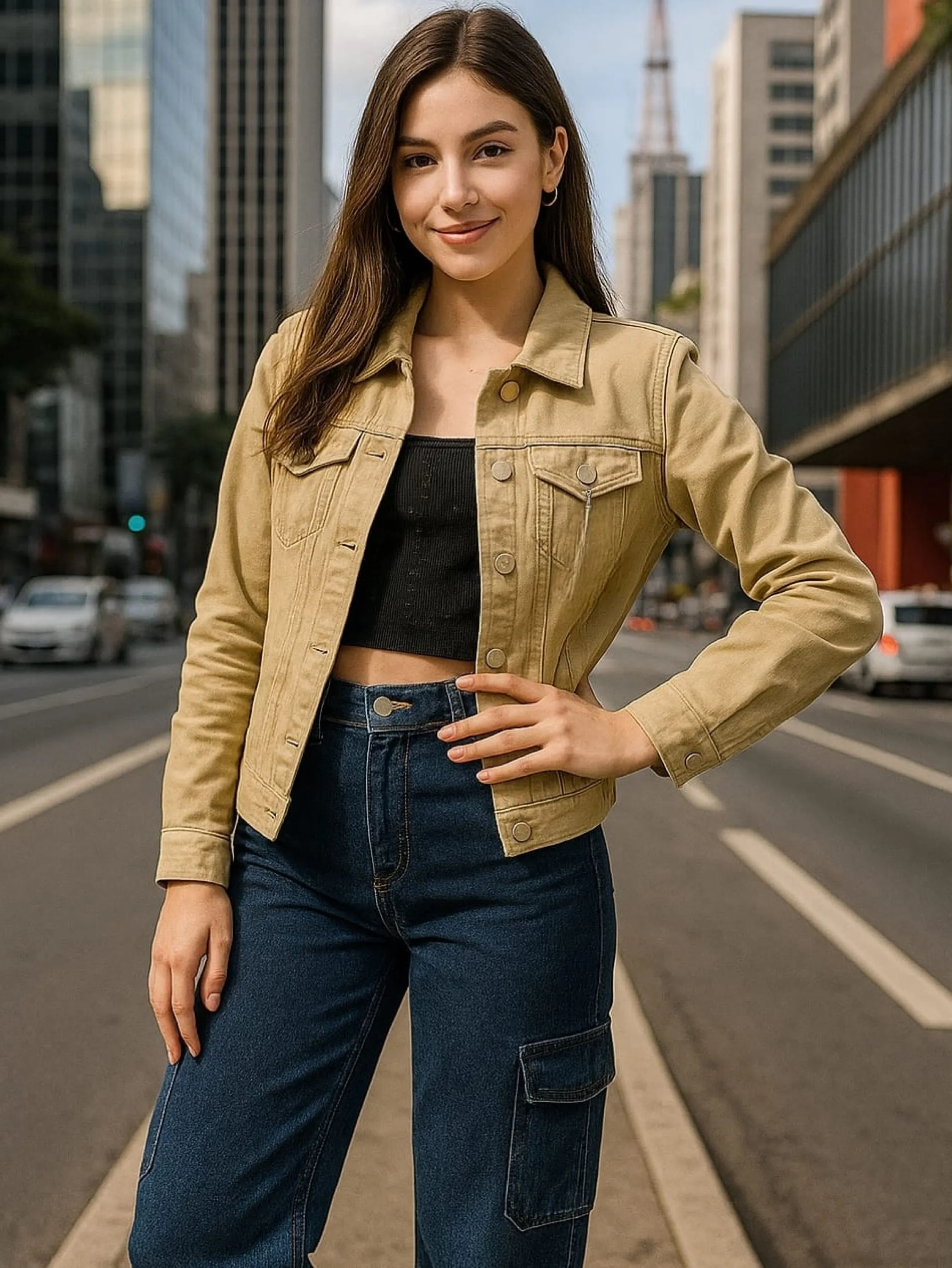 Jaqueta jeans Nude juvenil