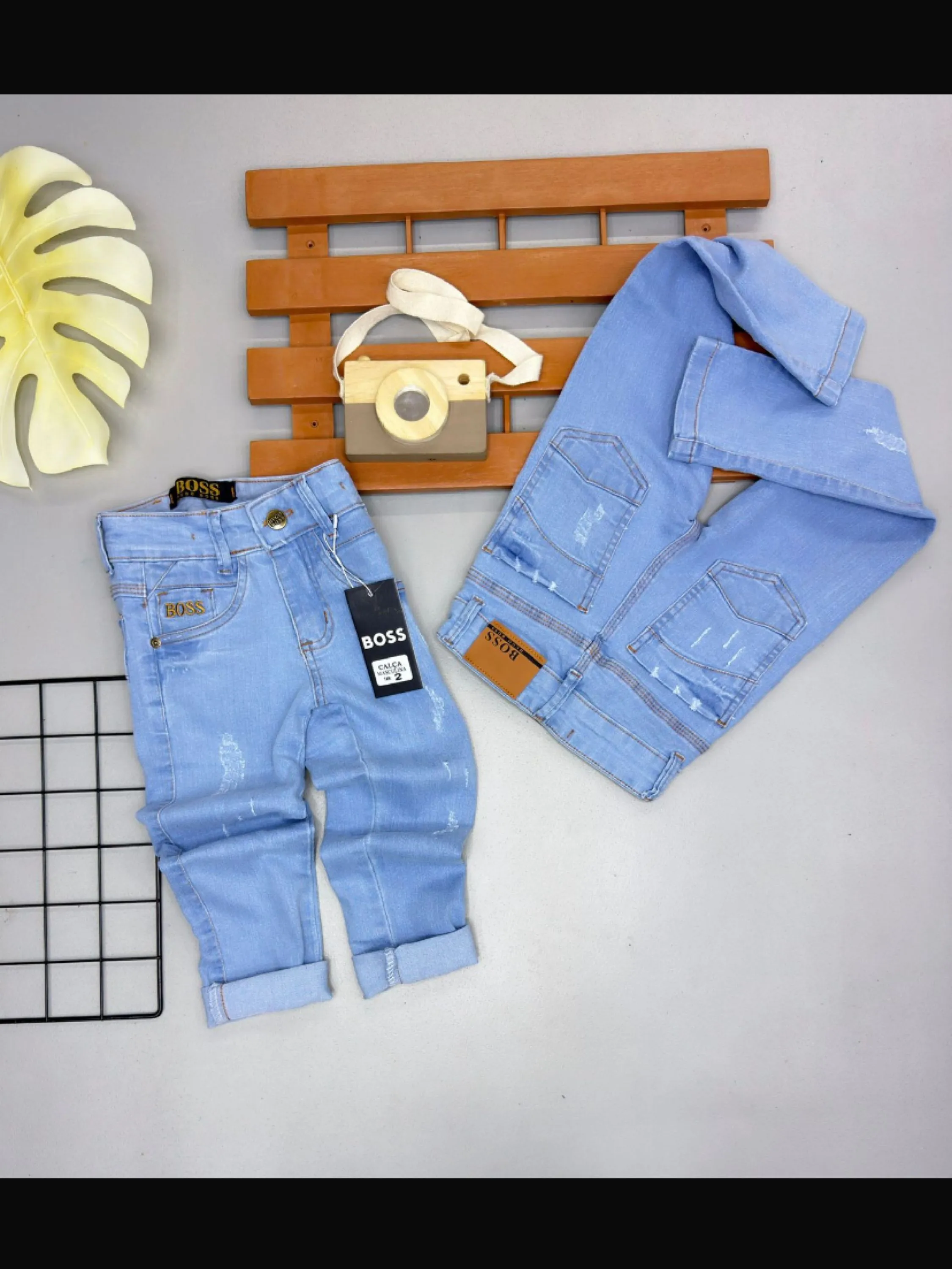 Calça jeans Boss infantil /juvenil linha premium