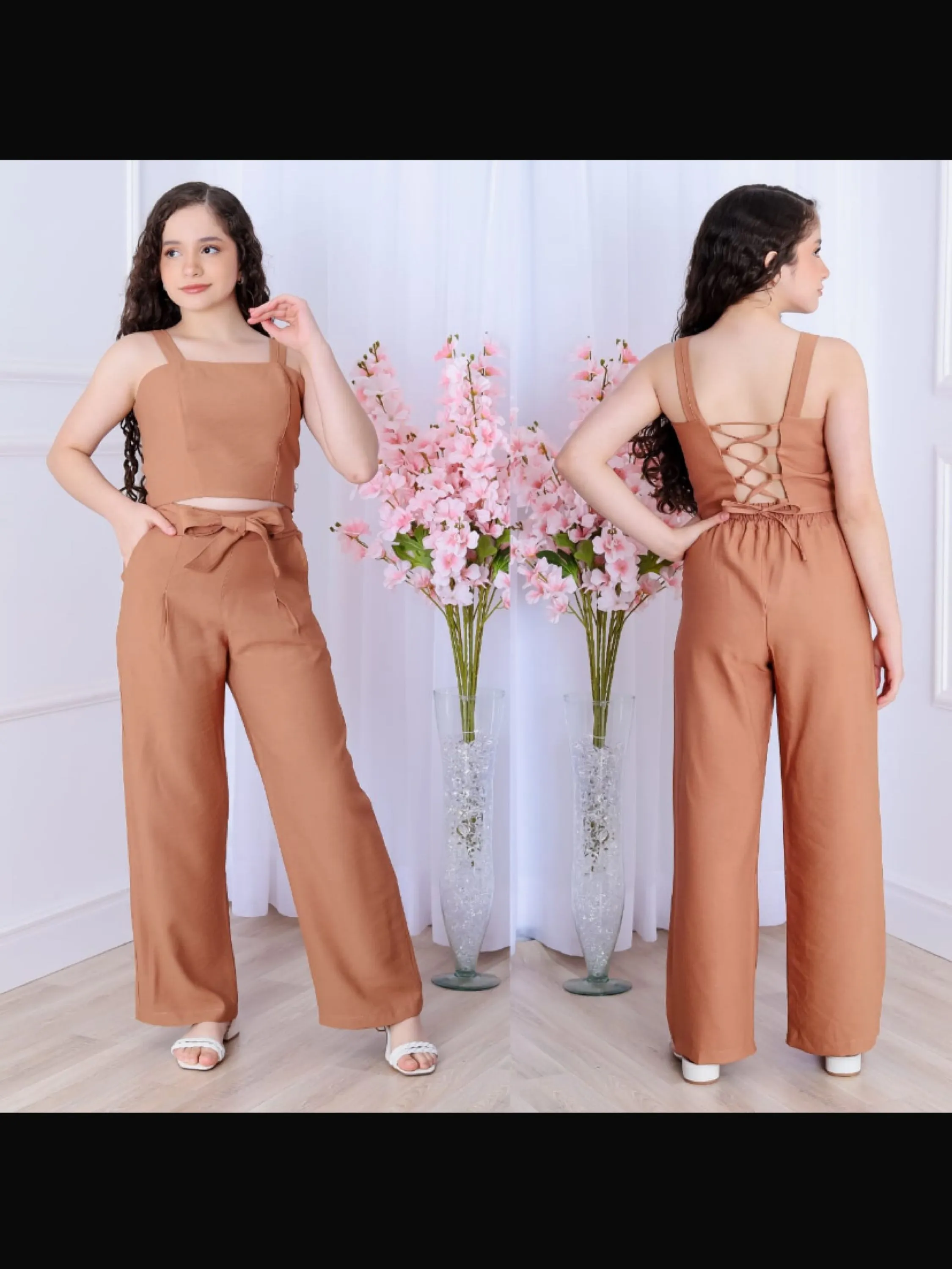 Conjunto Pantalona juvenil tecido sensorial