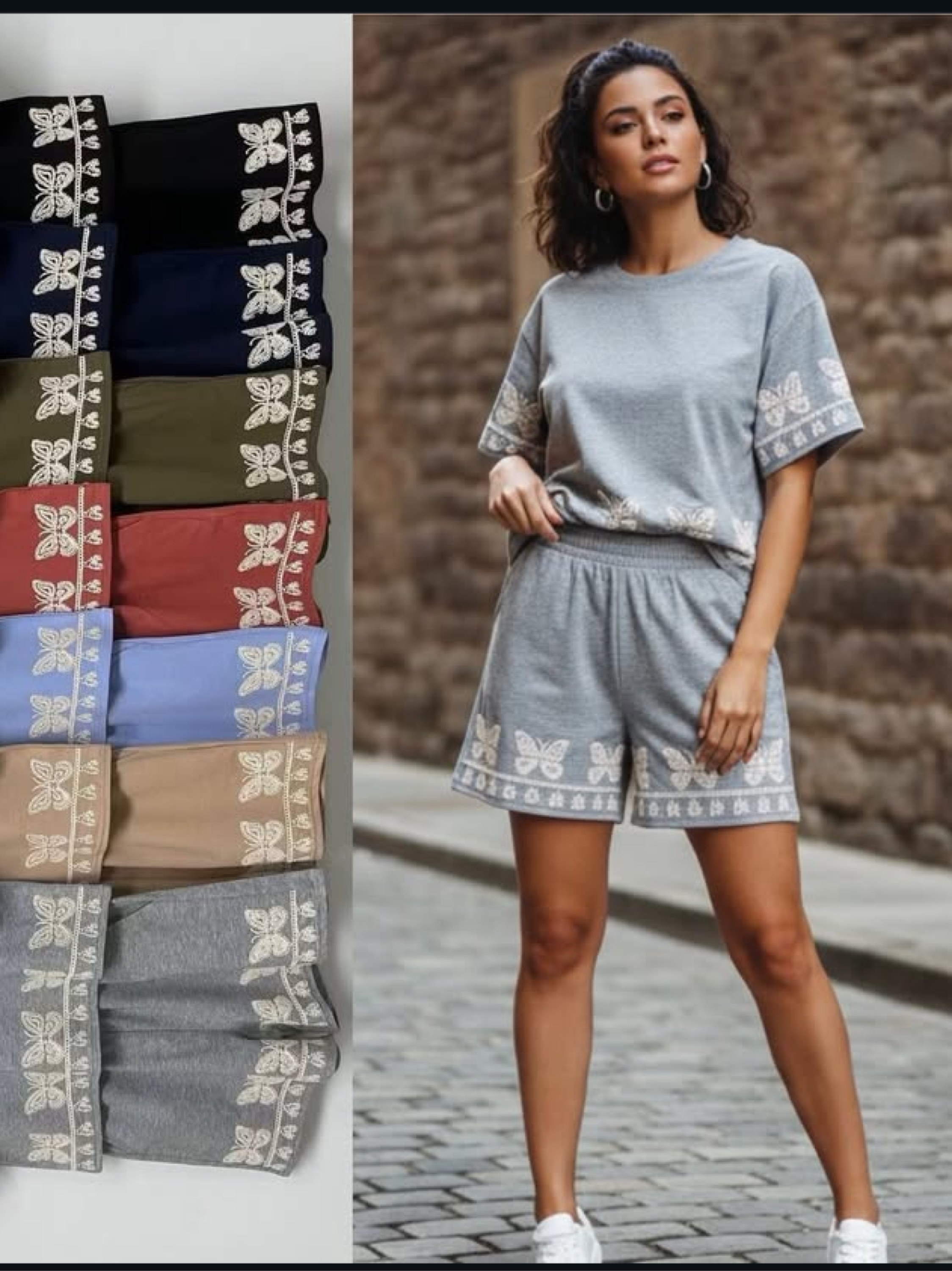 Conjunto shorts e T-shirt