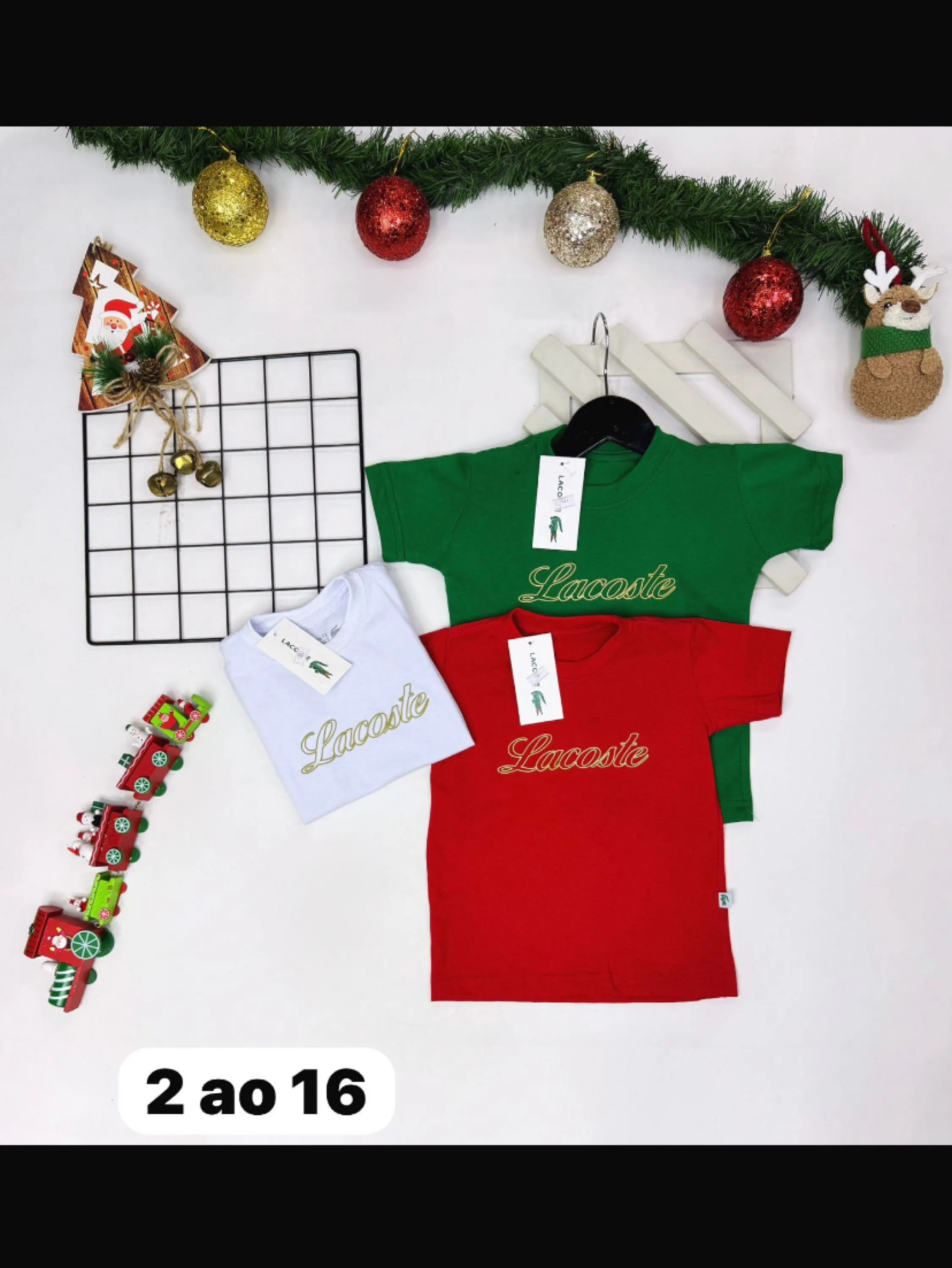 Camiseta Lacoste infantil/juvenil