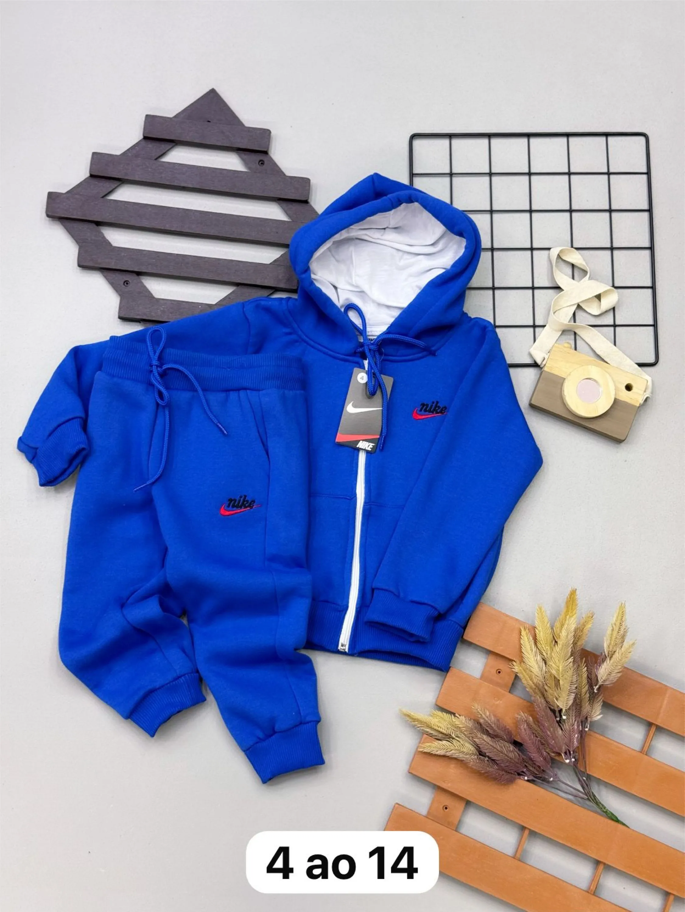 Conjunto moletom Nike 3 cabos infantil/juvenil