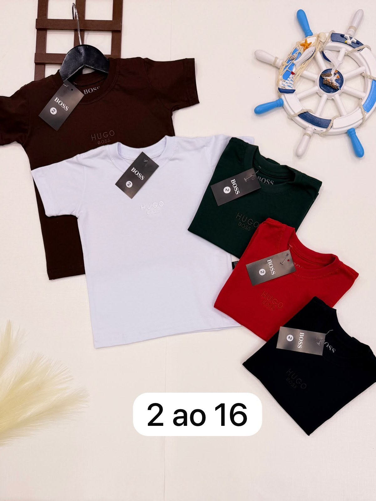 Camiseta Boss infantil/juvenil