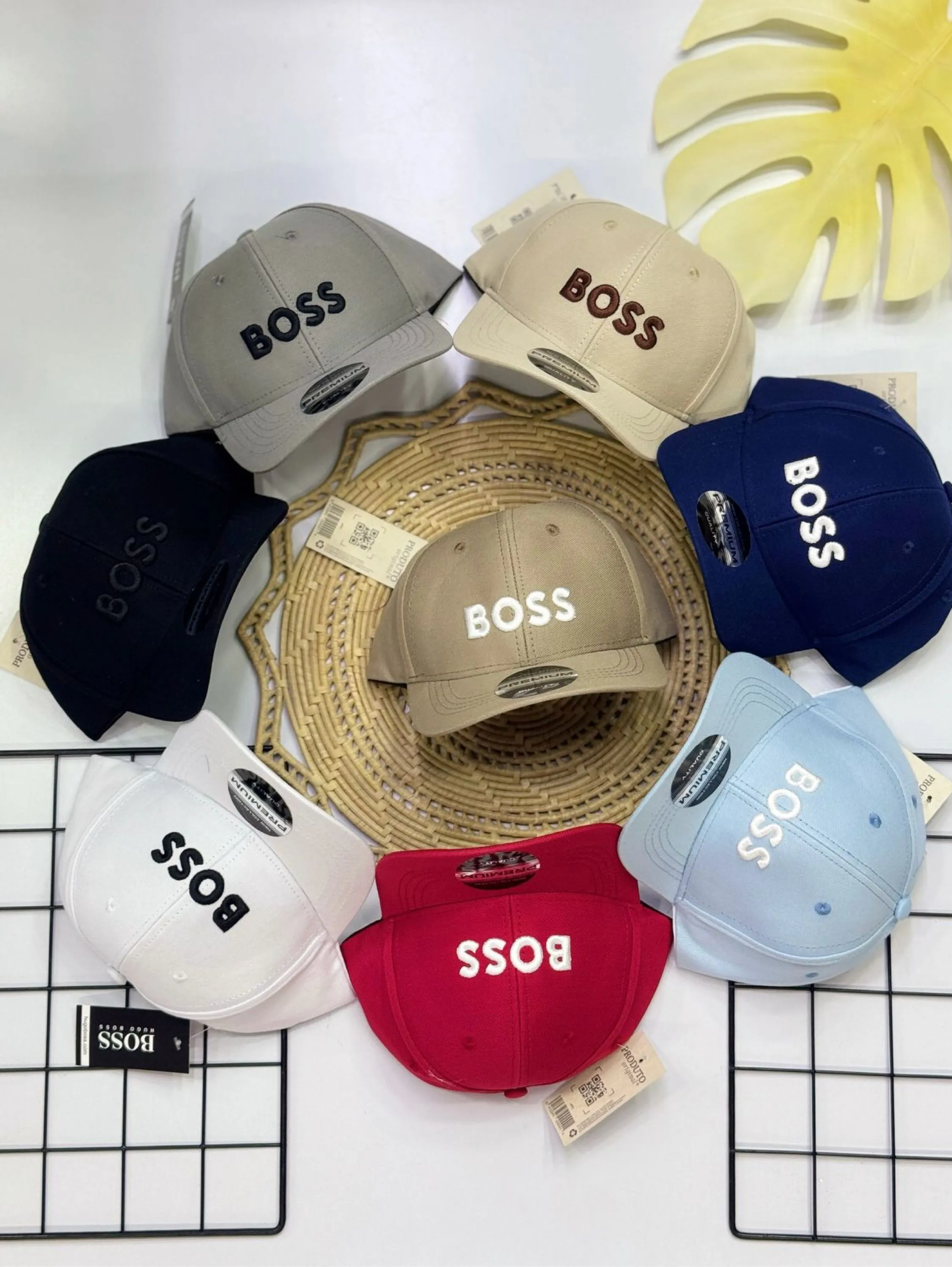 Boné Boss infantil veste de 5 a 10 anos