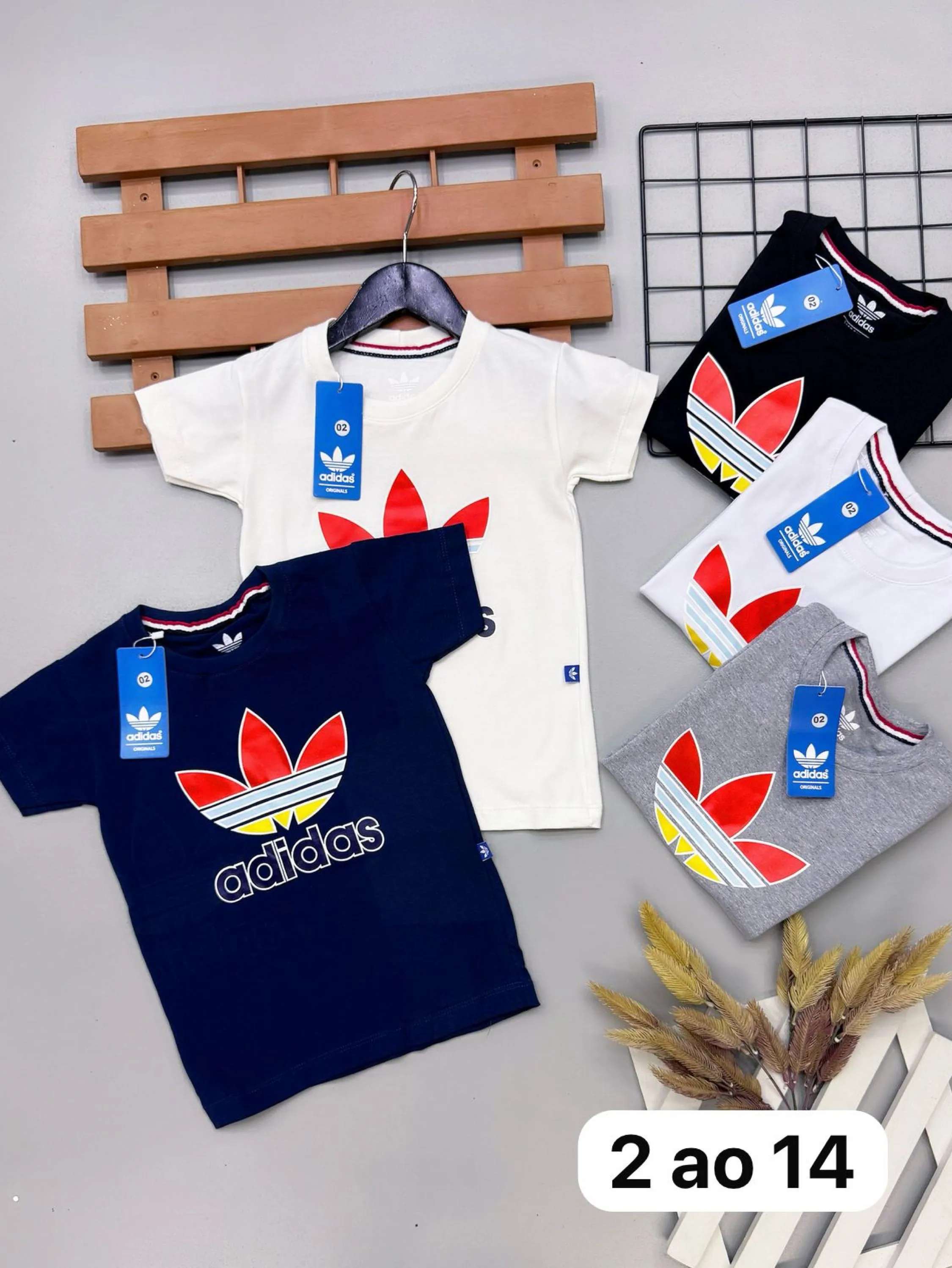 Camiseta adidas infantil/juvenil malha peruana