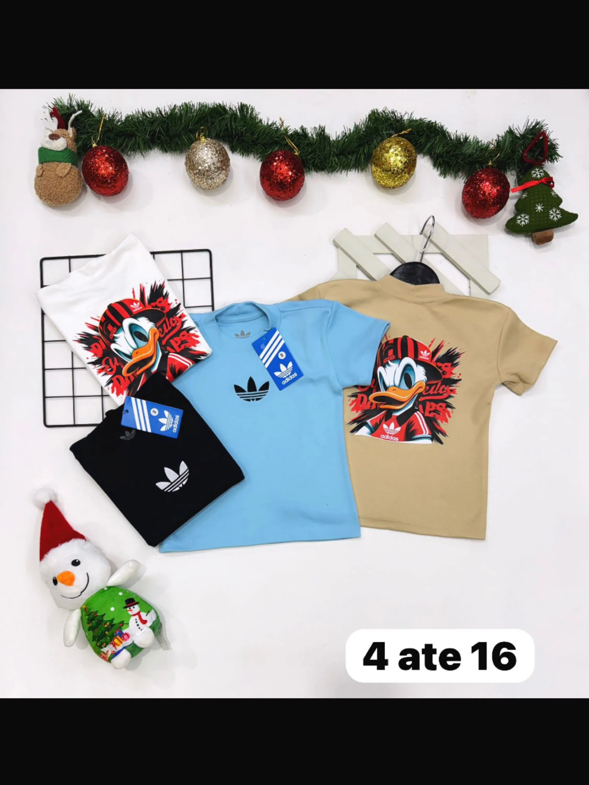 Camiseta malhao adidas infantil /juvenil