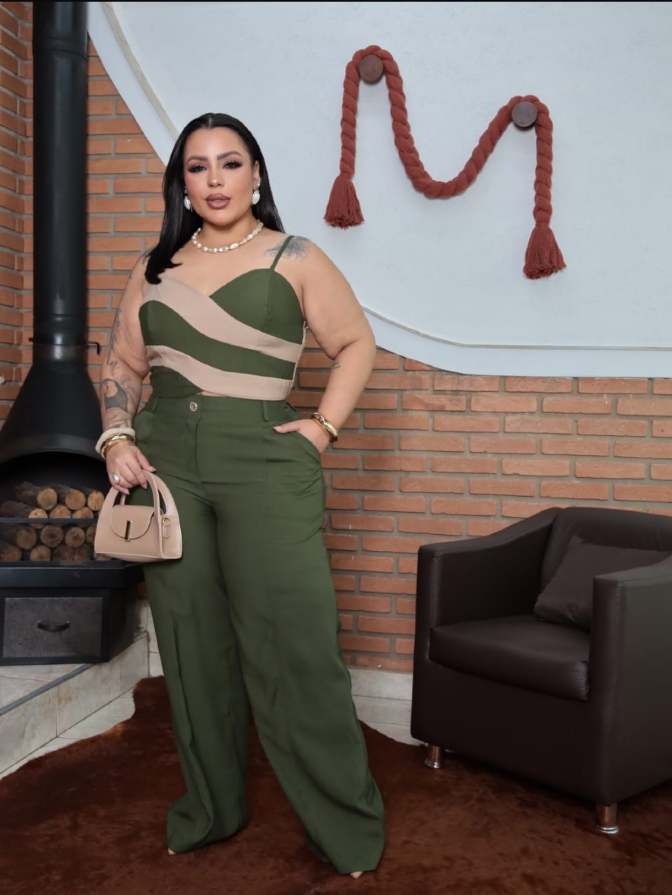 Calça Pantalona Plus size