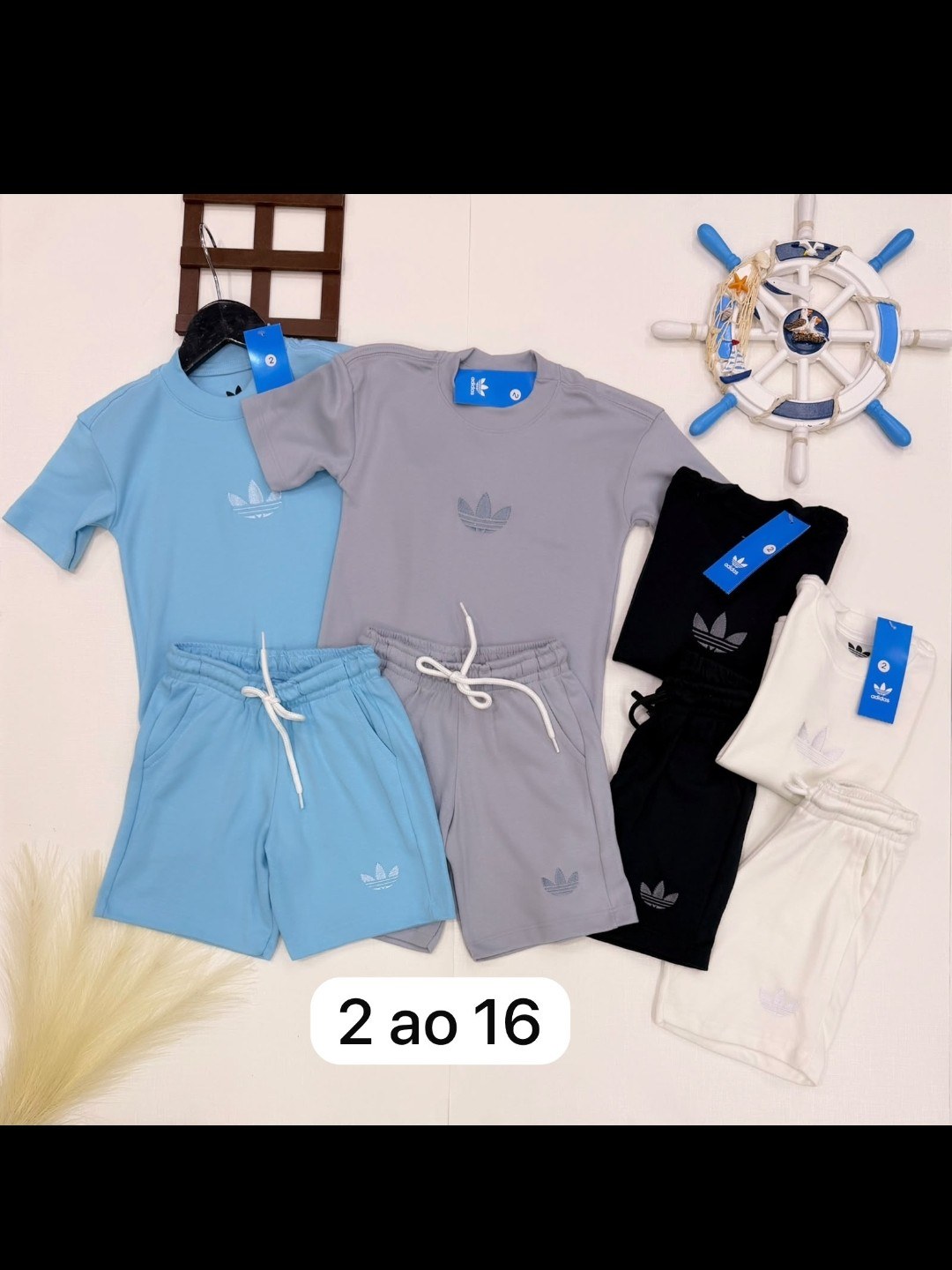 Conjunto Adidas infantil/juvenil