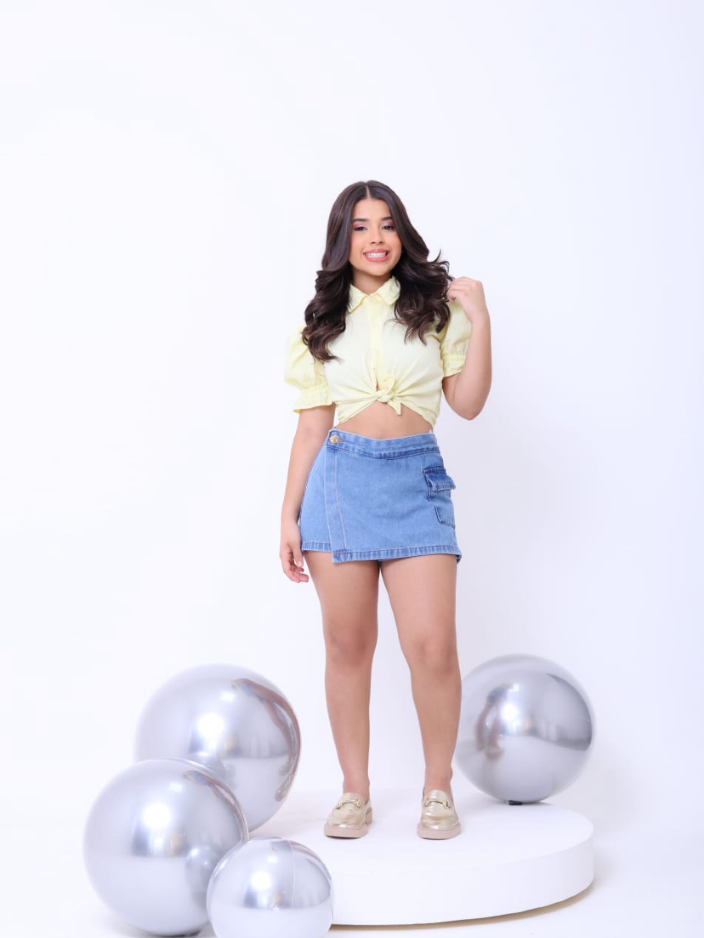 Shorts saia infantil /juvenil