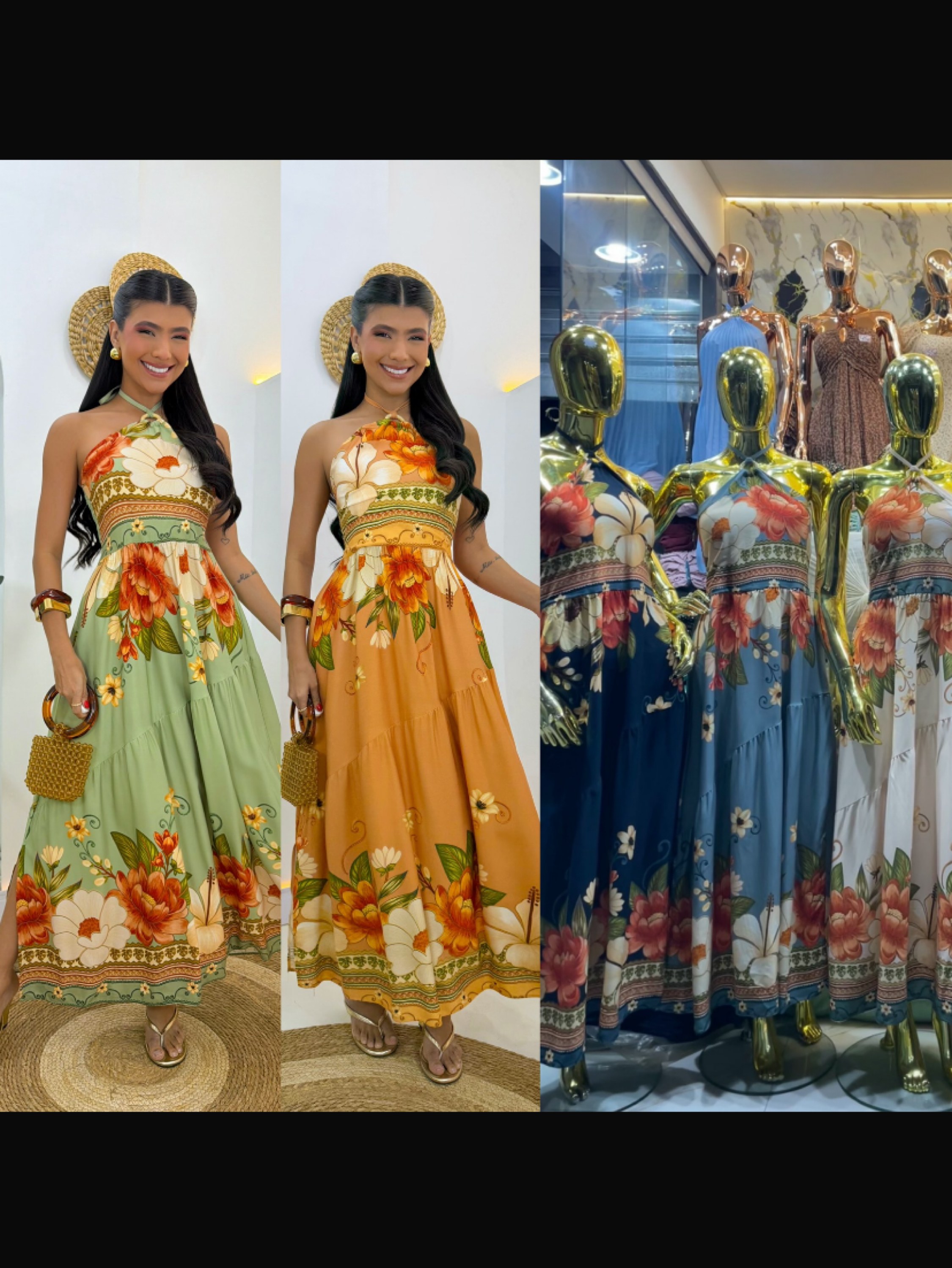 Vestido Argola longo