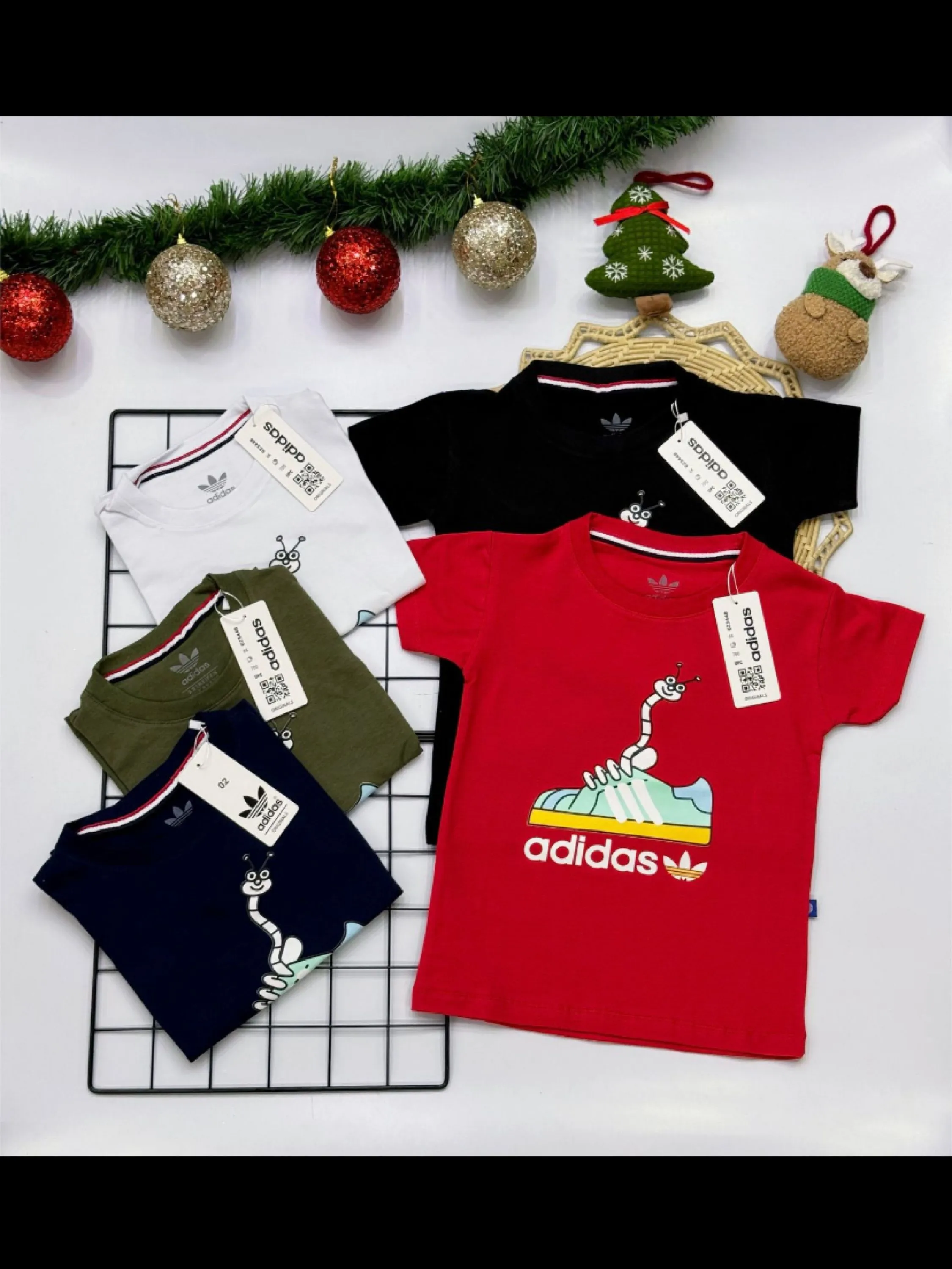 Camiseta Adidas infantil /juvenil malha peruana