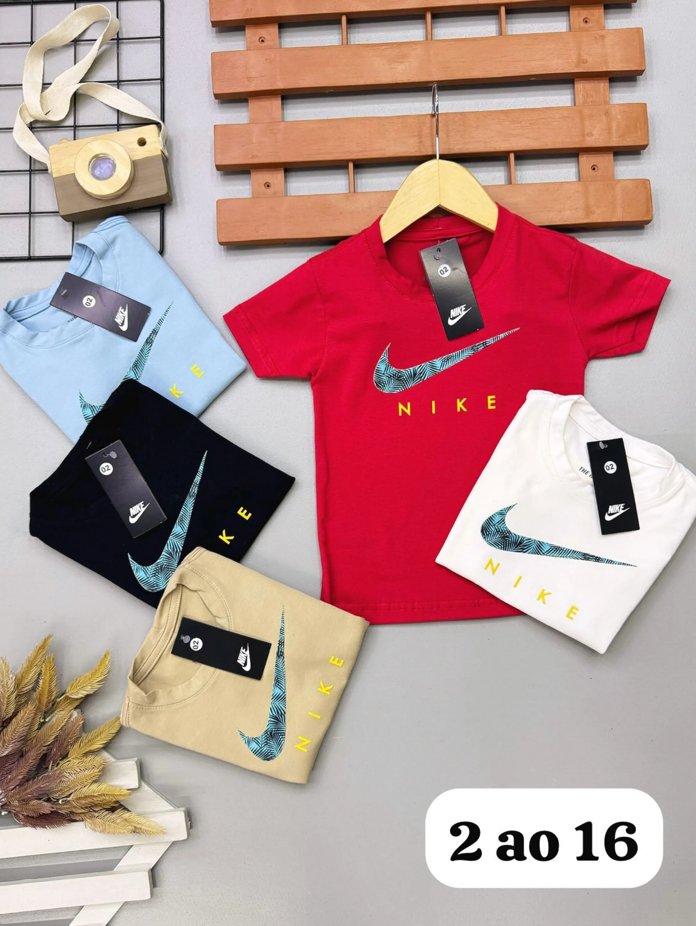 Camiseta Nike infantil/juvenil malha peruana