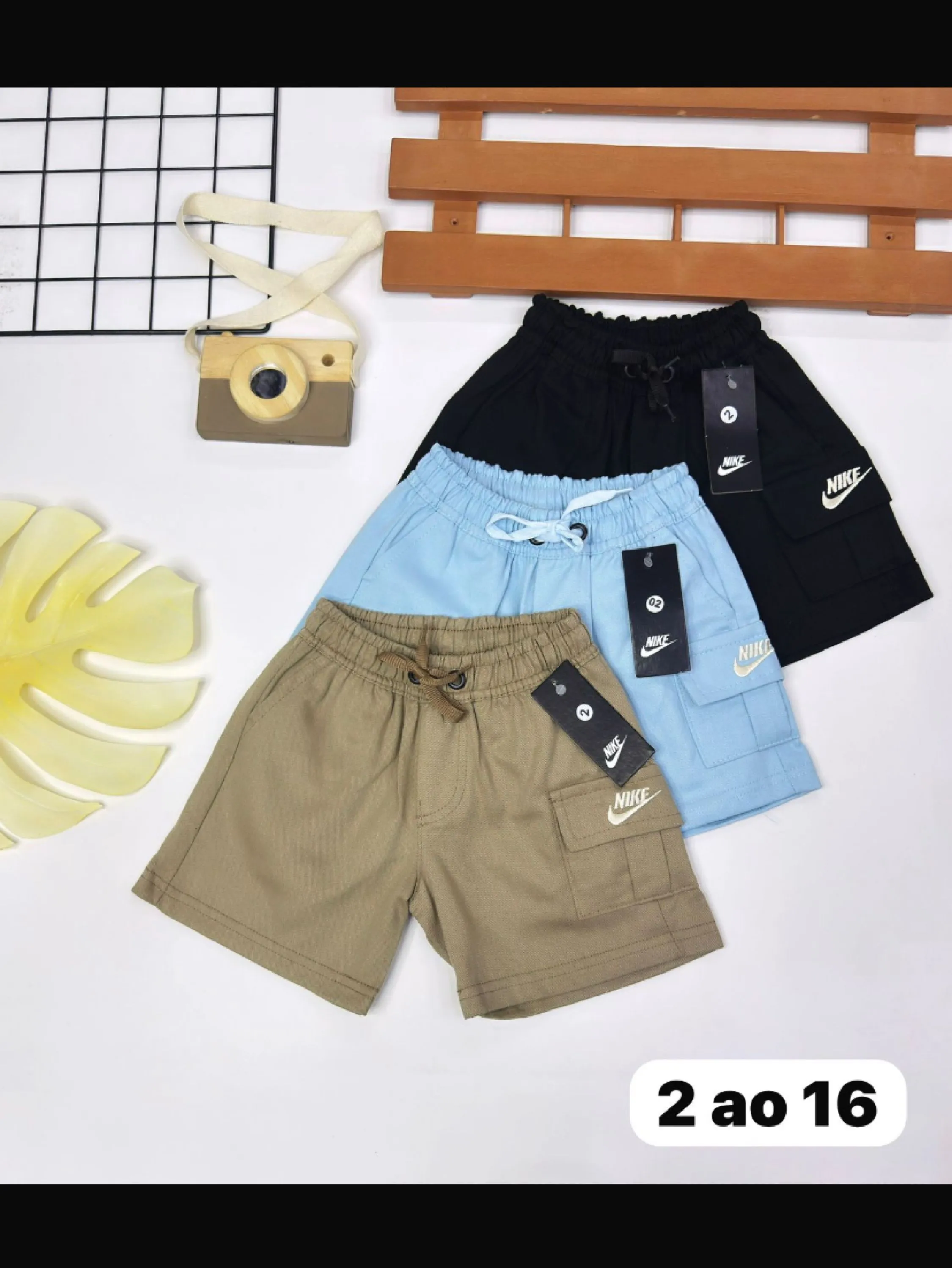 Bermuda sarja nike cargo infantil /juvenil