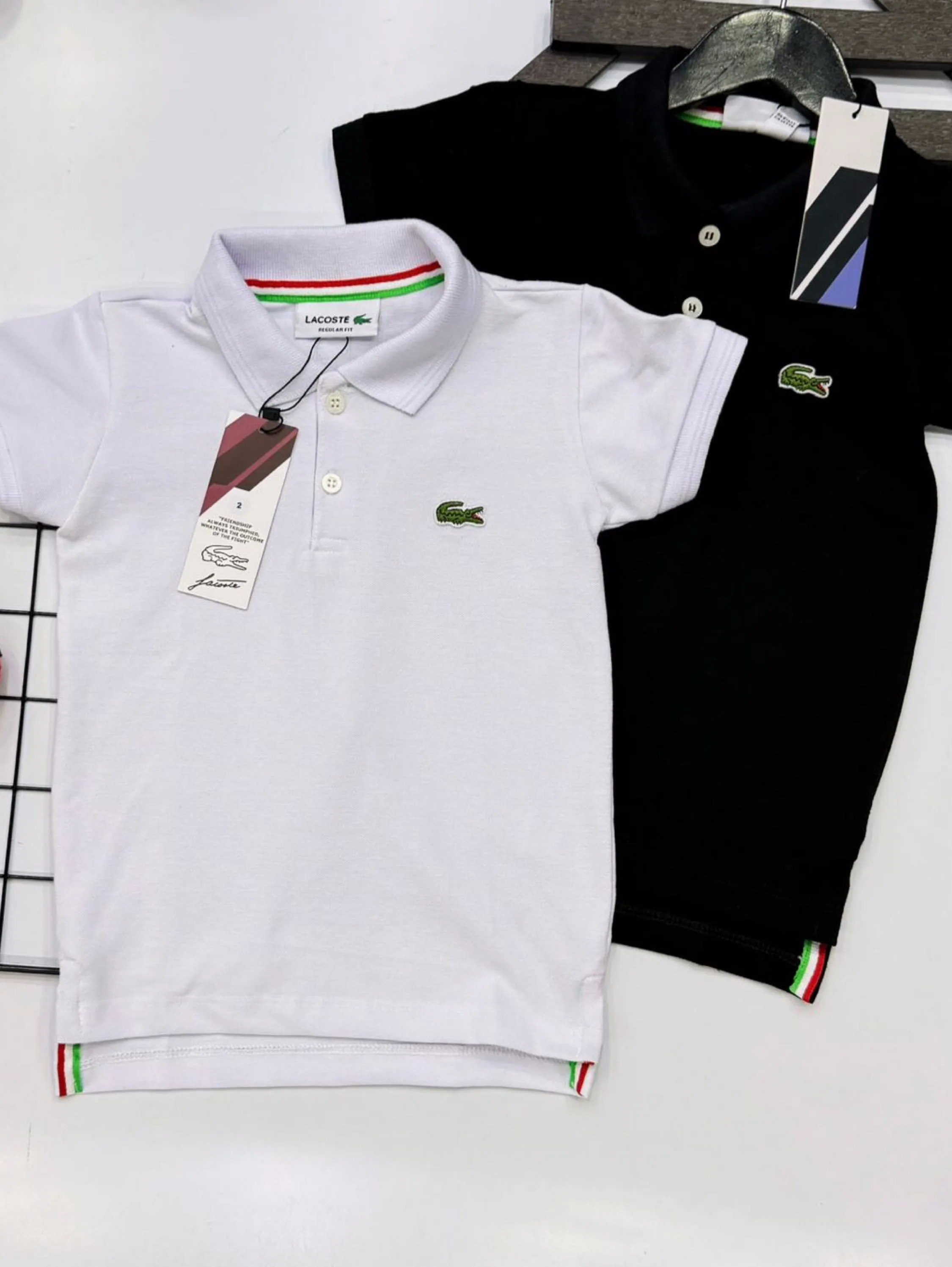 Camiseta Polo Lacoste infantil /juvenil linha premium