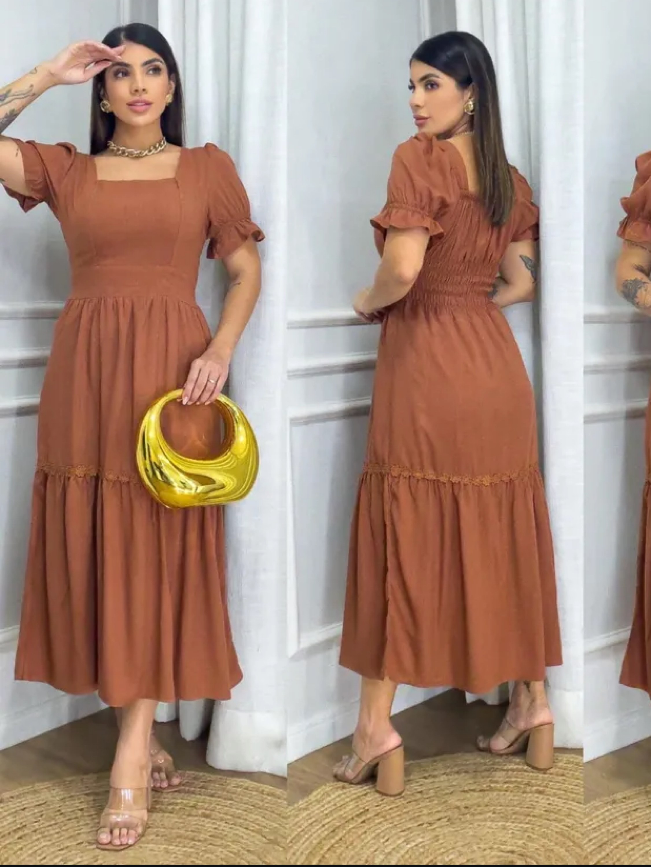 Vestido Maria forrado