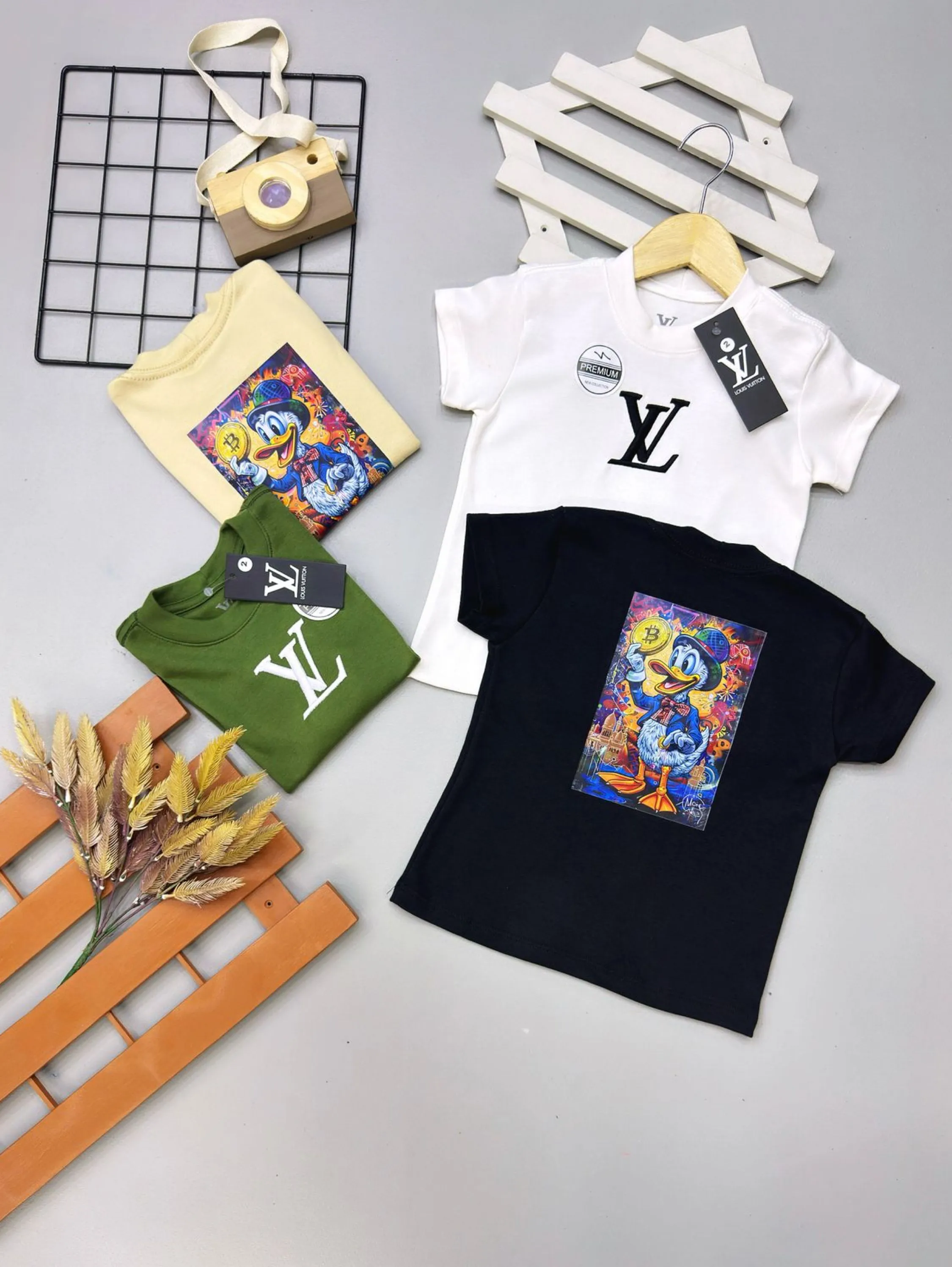 Camiseta LV infantil/juvenil SUEDE