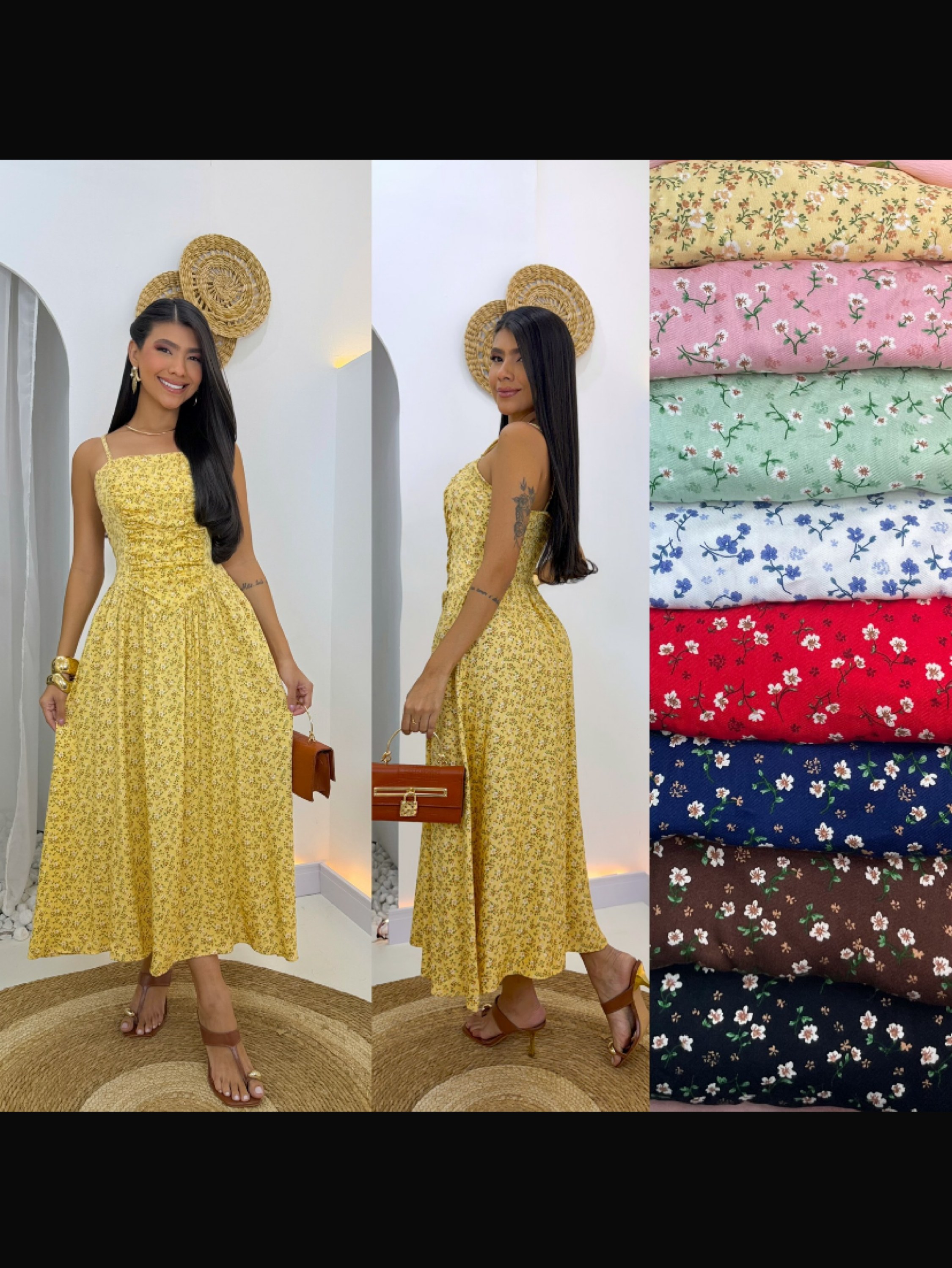 Vestido peito drapeado
