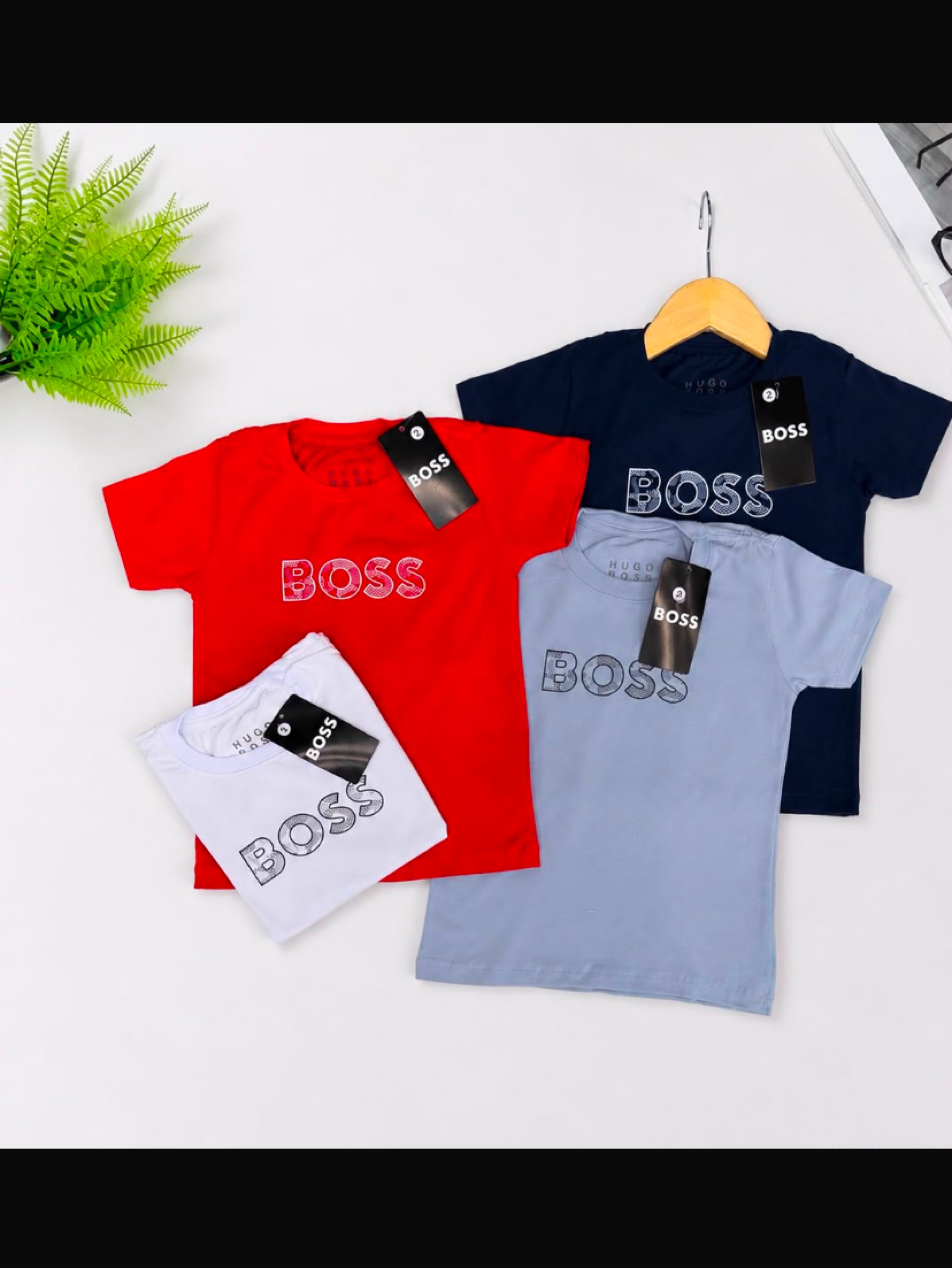 Camiseta Boss infantil/juvenil