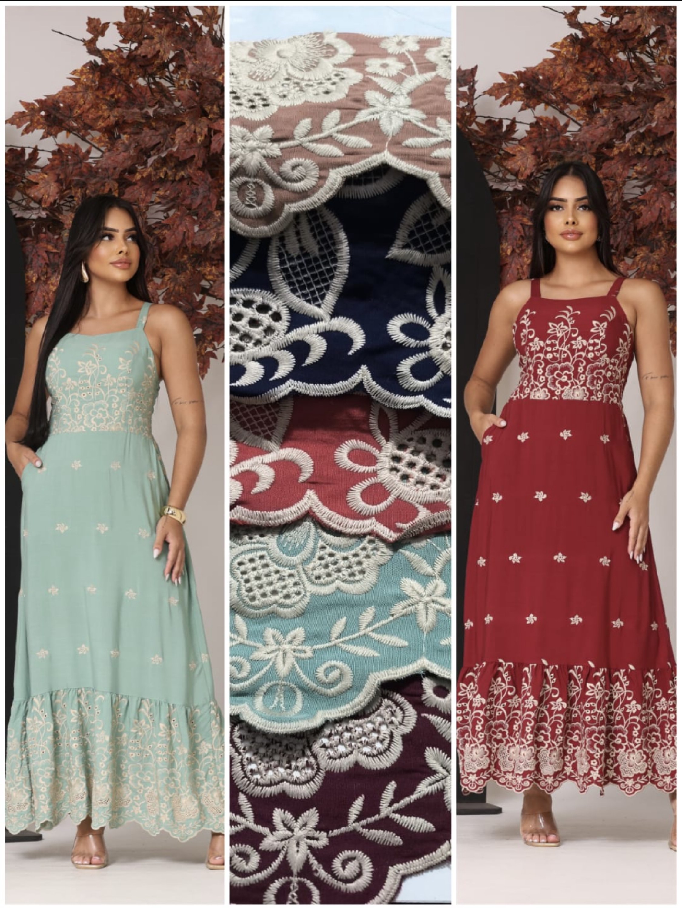 Vestido Keila slim longo