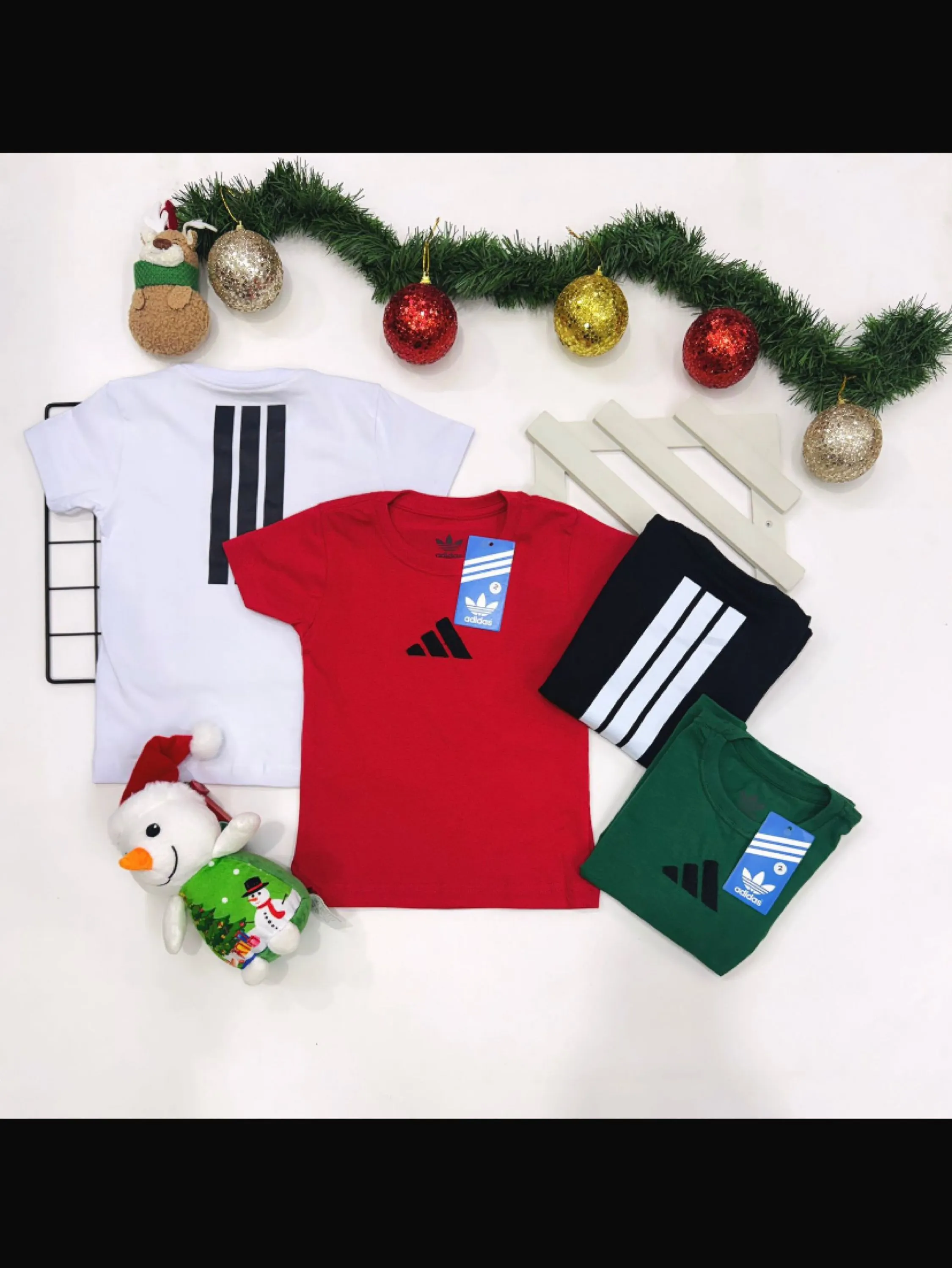 Camiseta Adidas infantil /juvenil malha peruana