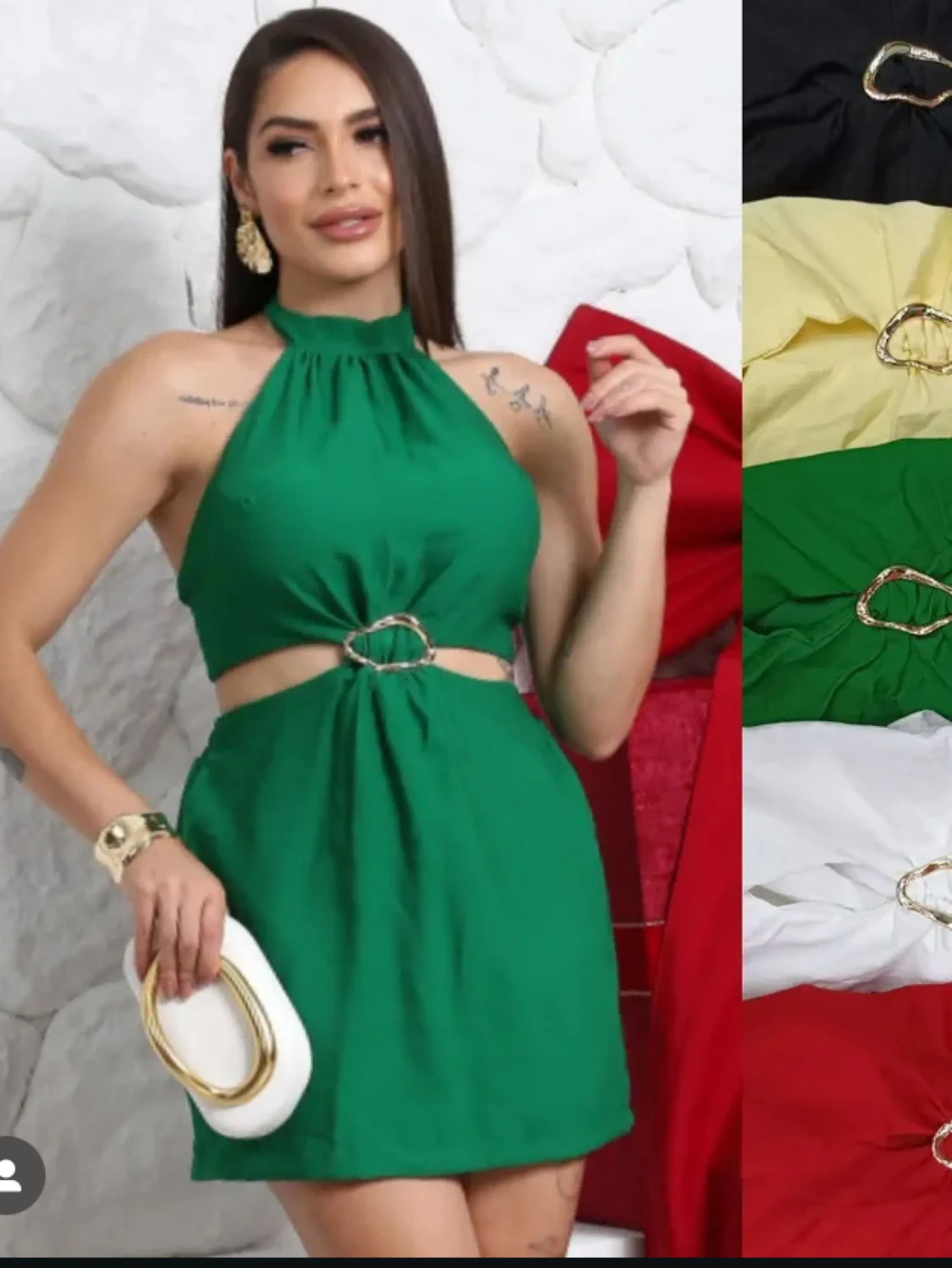 Vestido macaquinho frente única