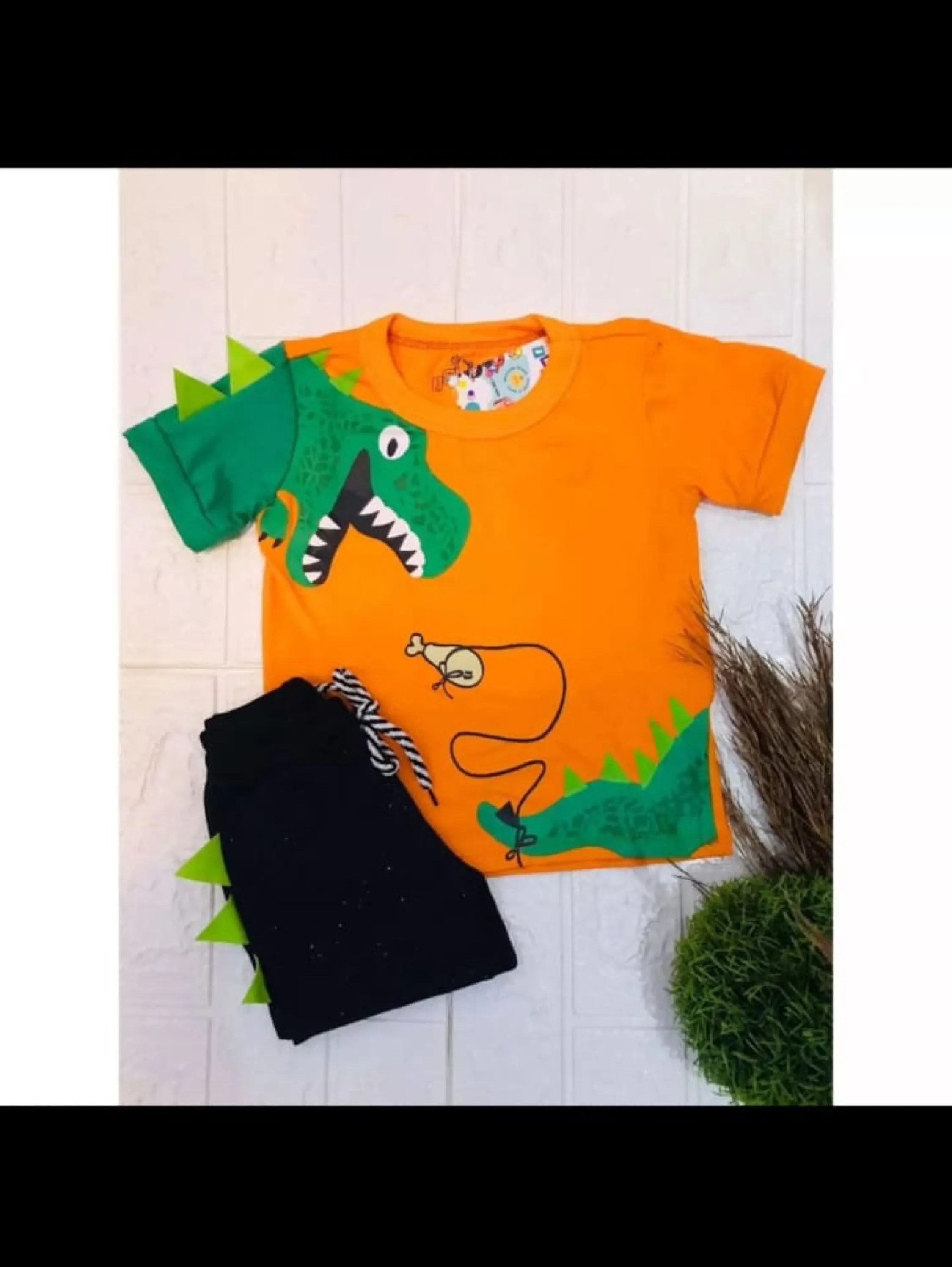 Conjunto infantil dinossauro