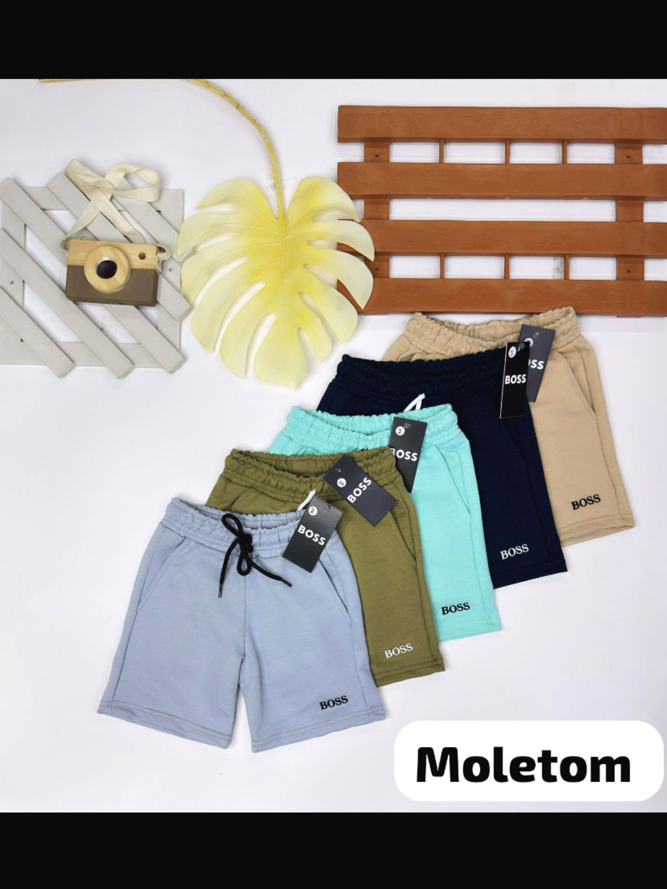 Bermuda de moletom Boss infantil/juvenil