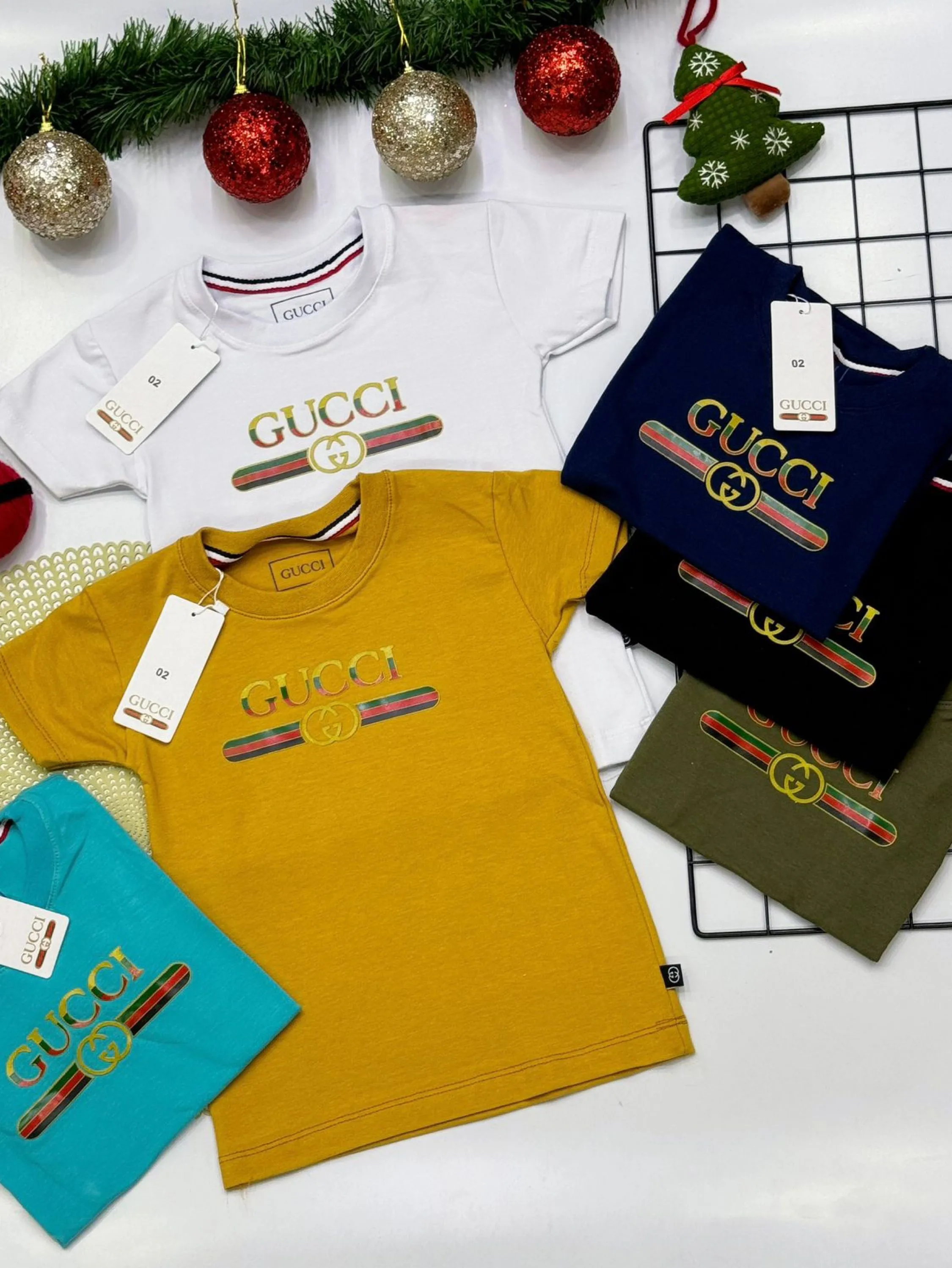 Camiseta Gucci algodão infantil/juvenil