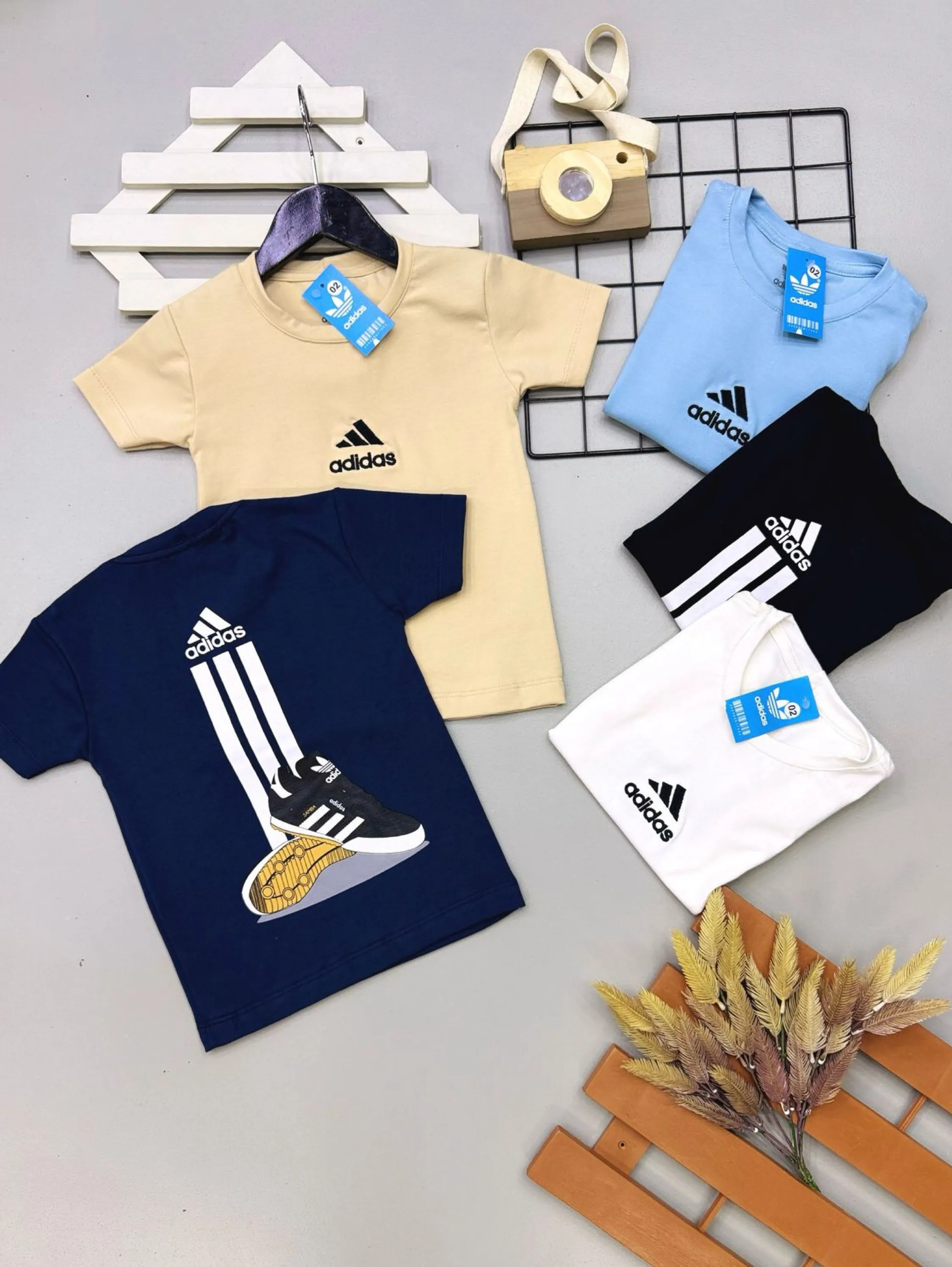 Camiseta adidas infantil/juvenil malha peruana