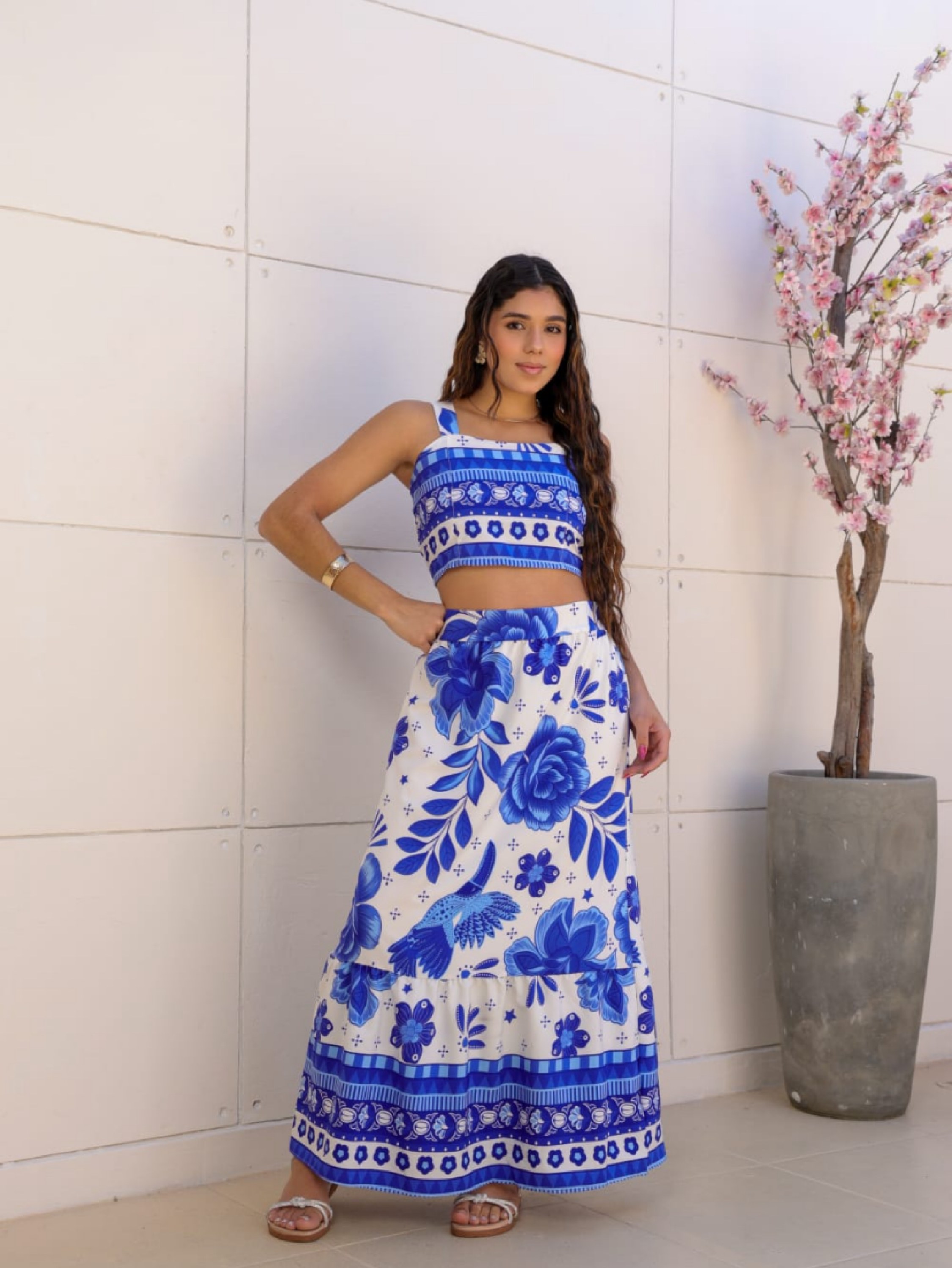 Conjunto saia juvenil