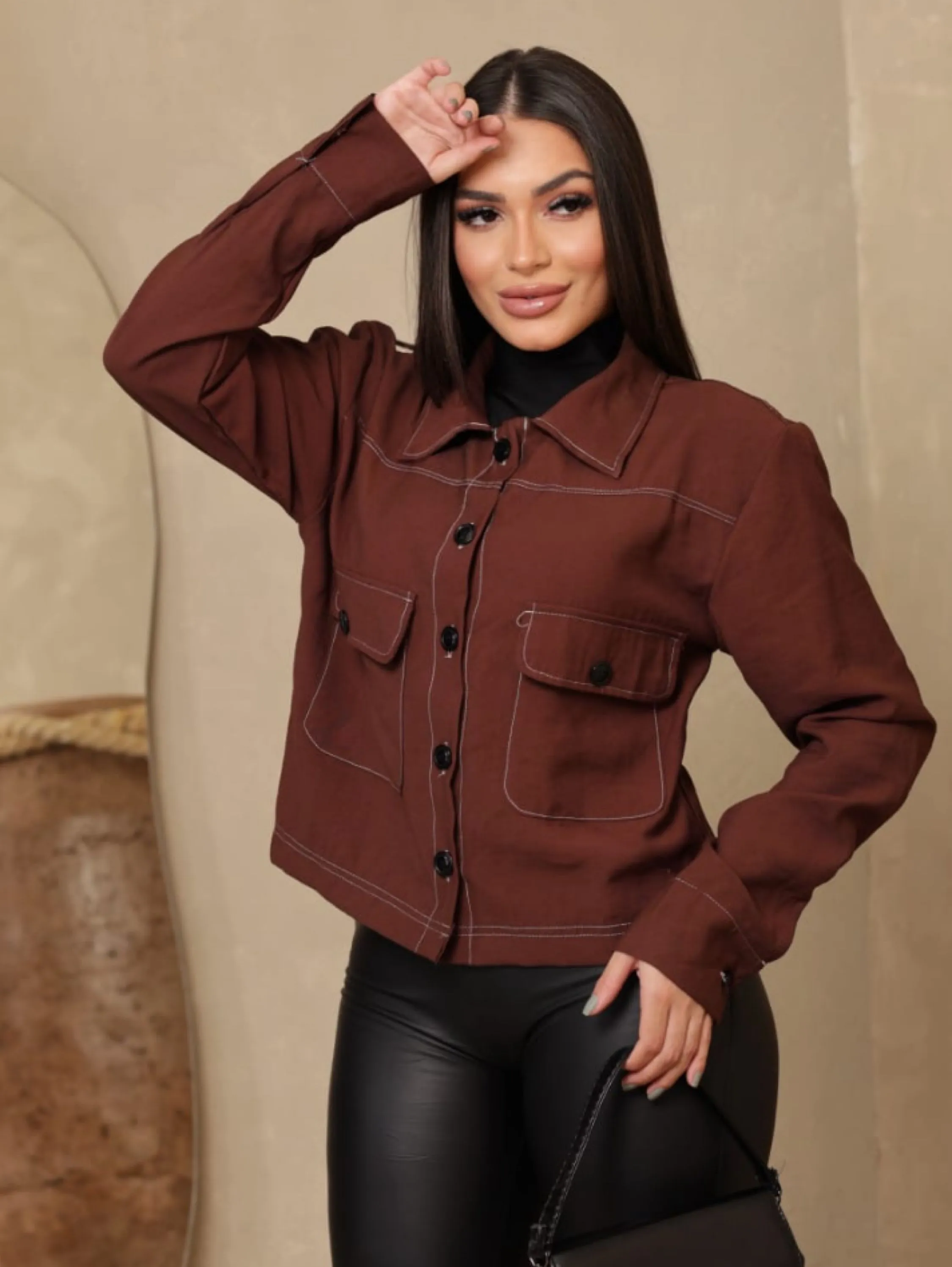 Camisa Paris  manga longa tecido sensorial