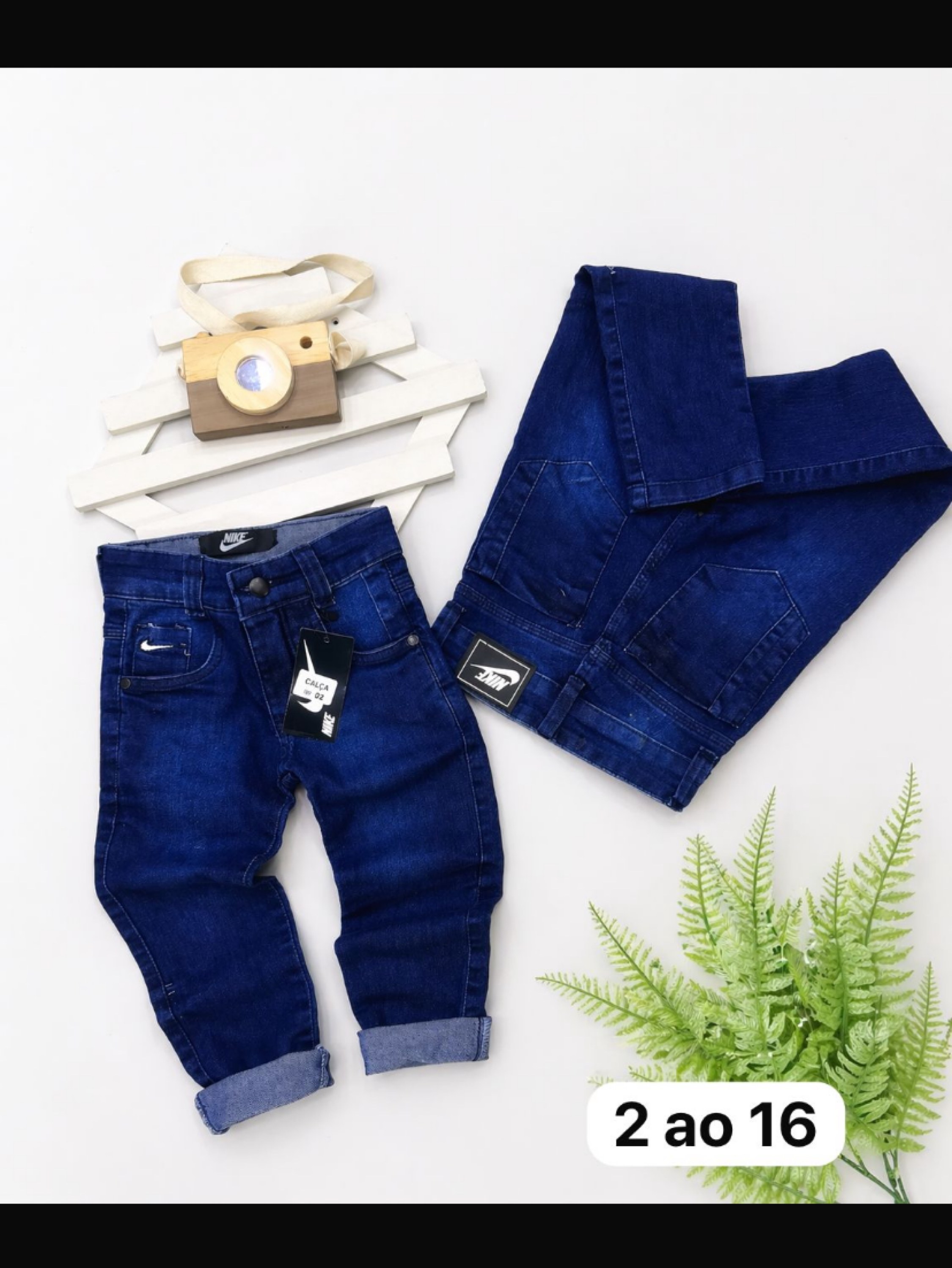 Calça jeans Nike infantil/juvenil