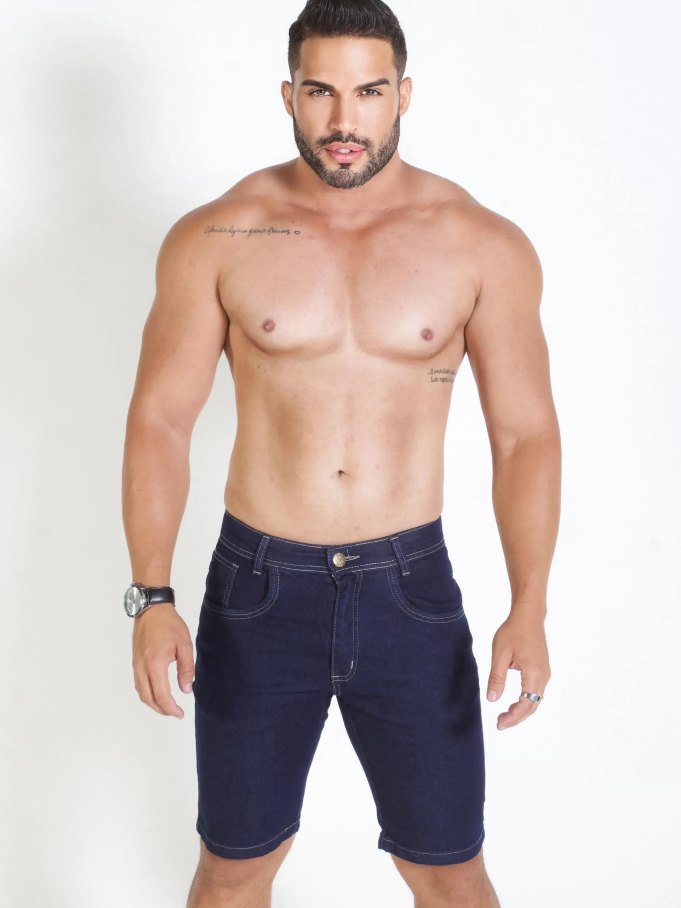 BERMUDA Jeans com Lycra