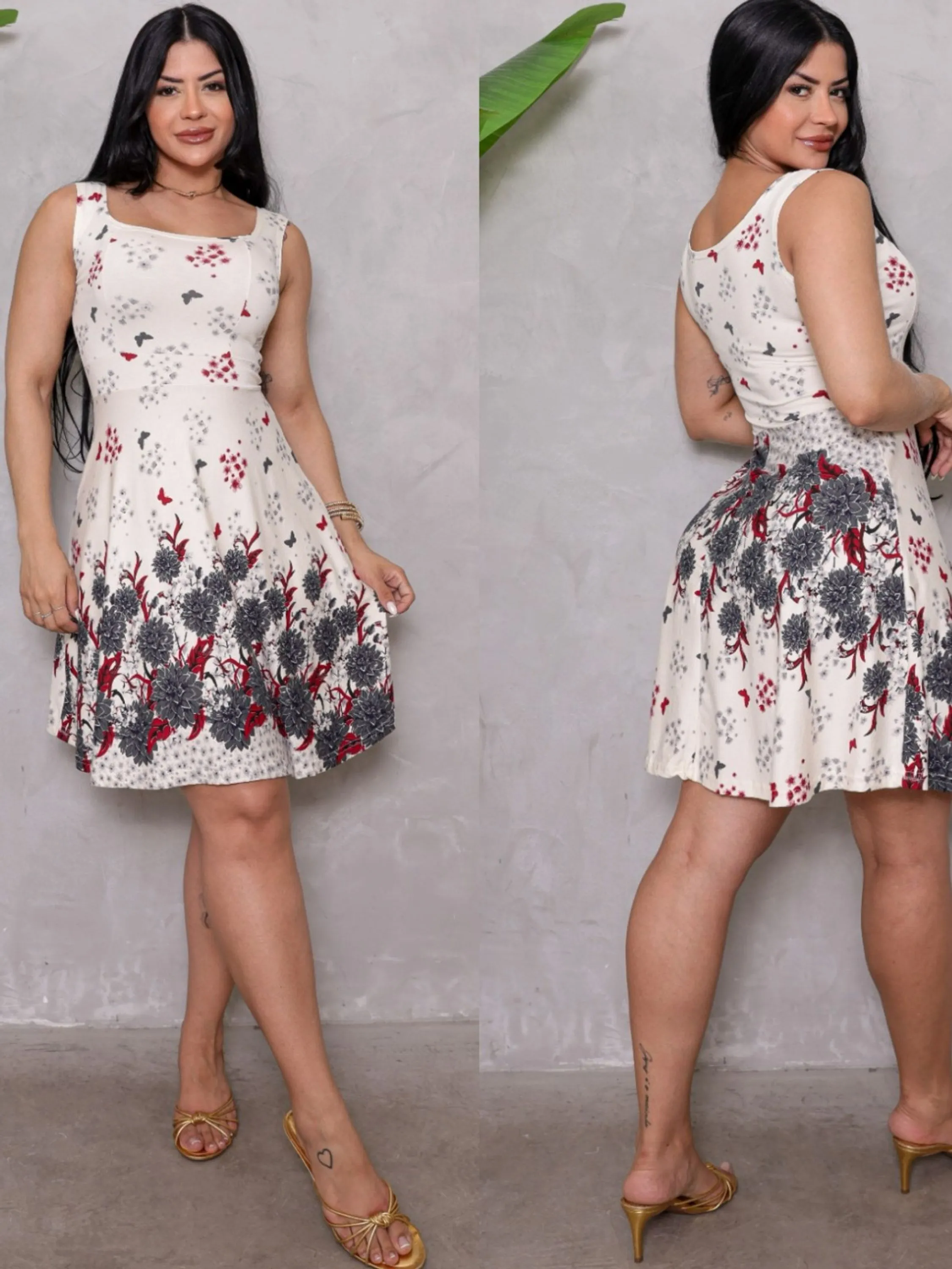 Vestido Regata Rodado