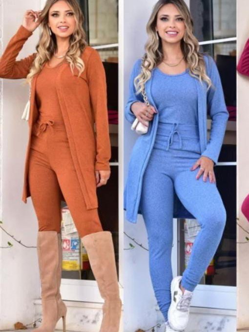Conjunto lanzinha três peças