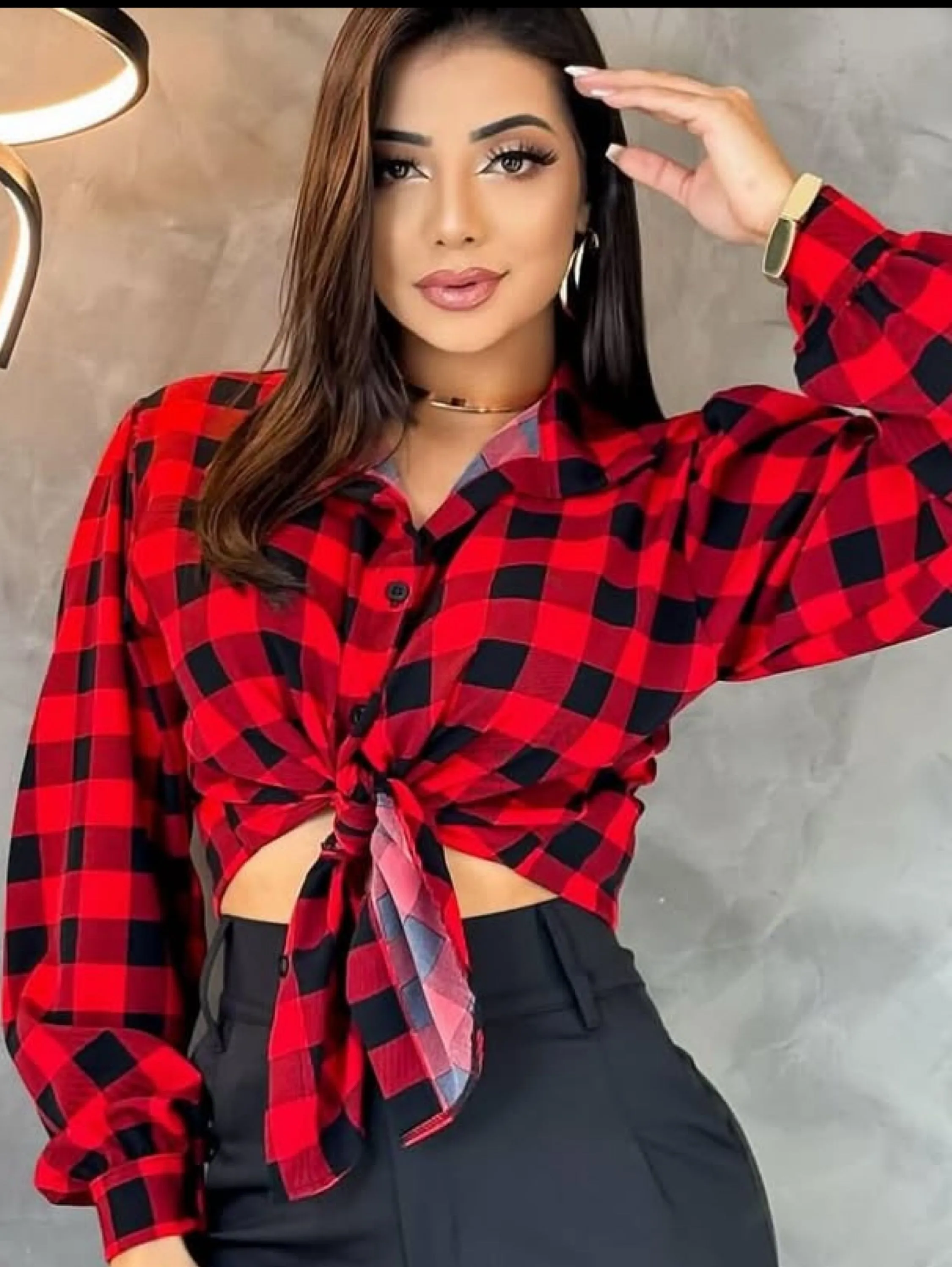 Camisa Xadrez para Festa Junina