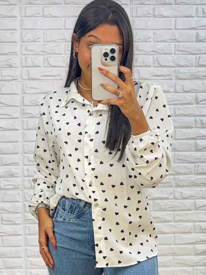 Camisa Social Coração