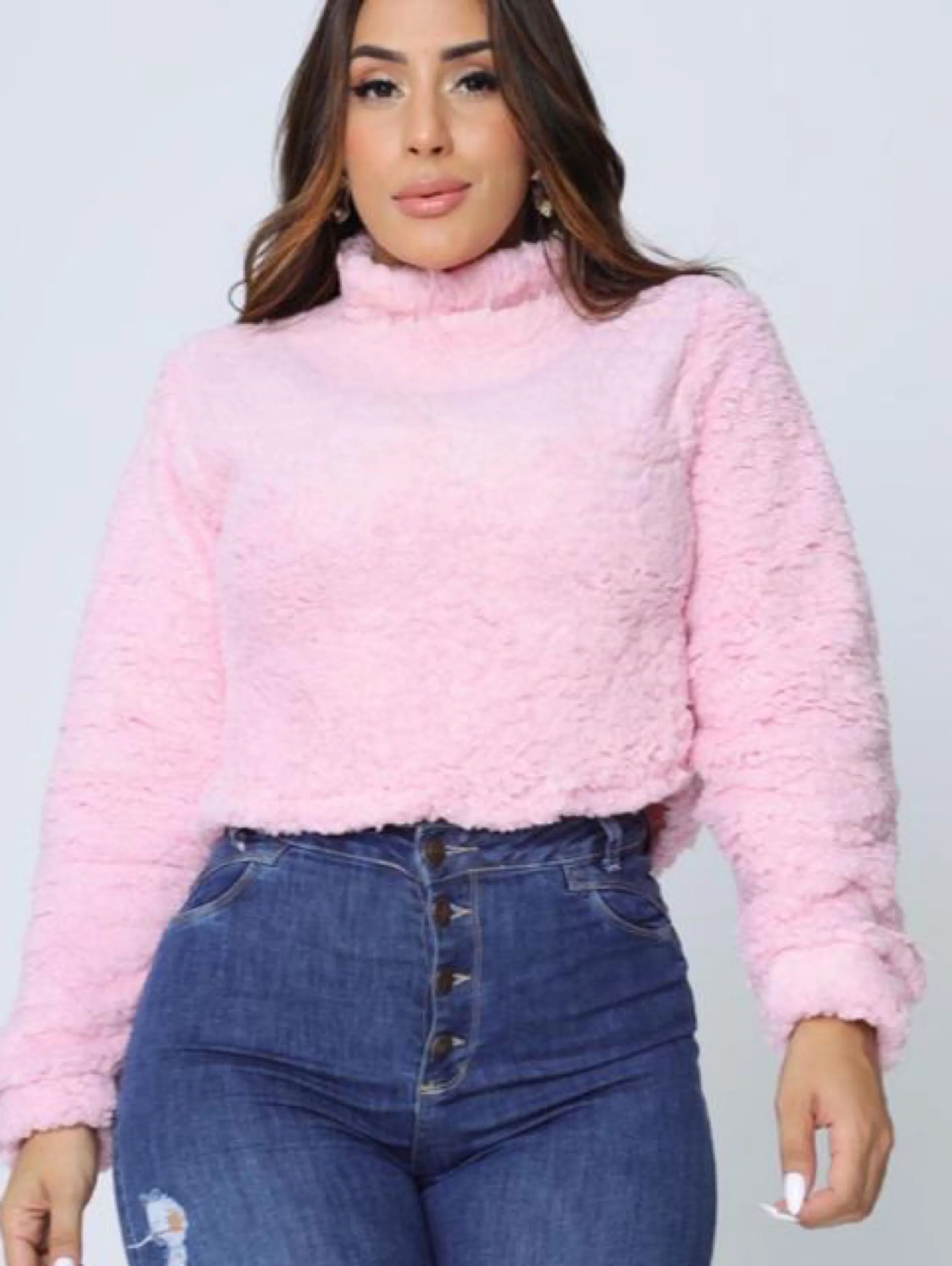 Casaco Teddy Bear Moda Outono Inverno
