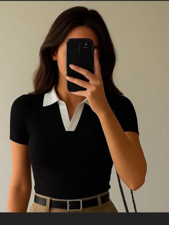 Camisa Polo Bicolor