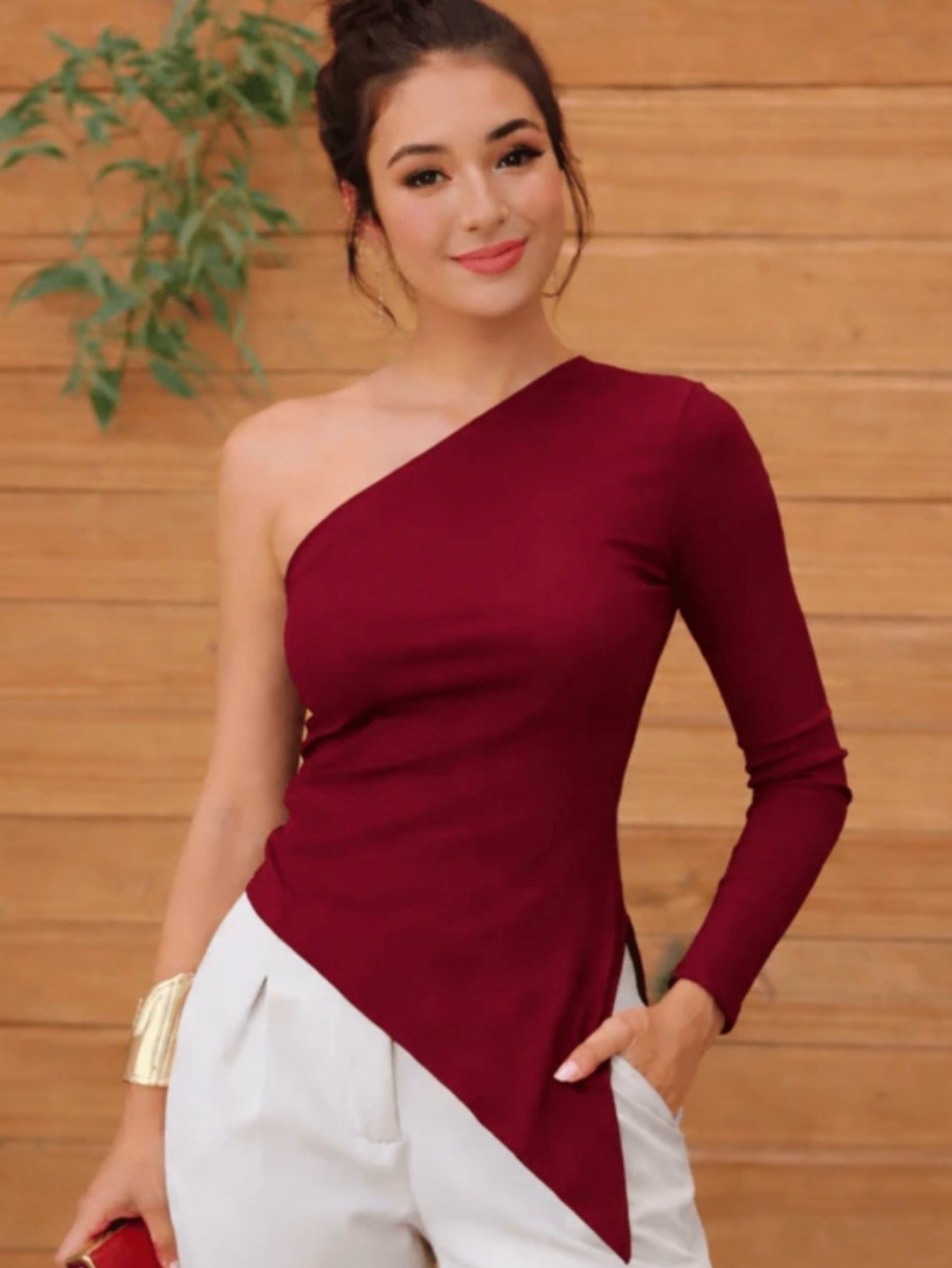 Blusa Assimétrica Mula Manca