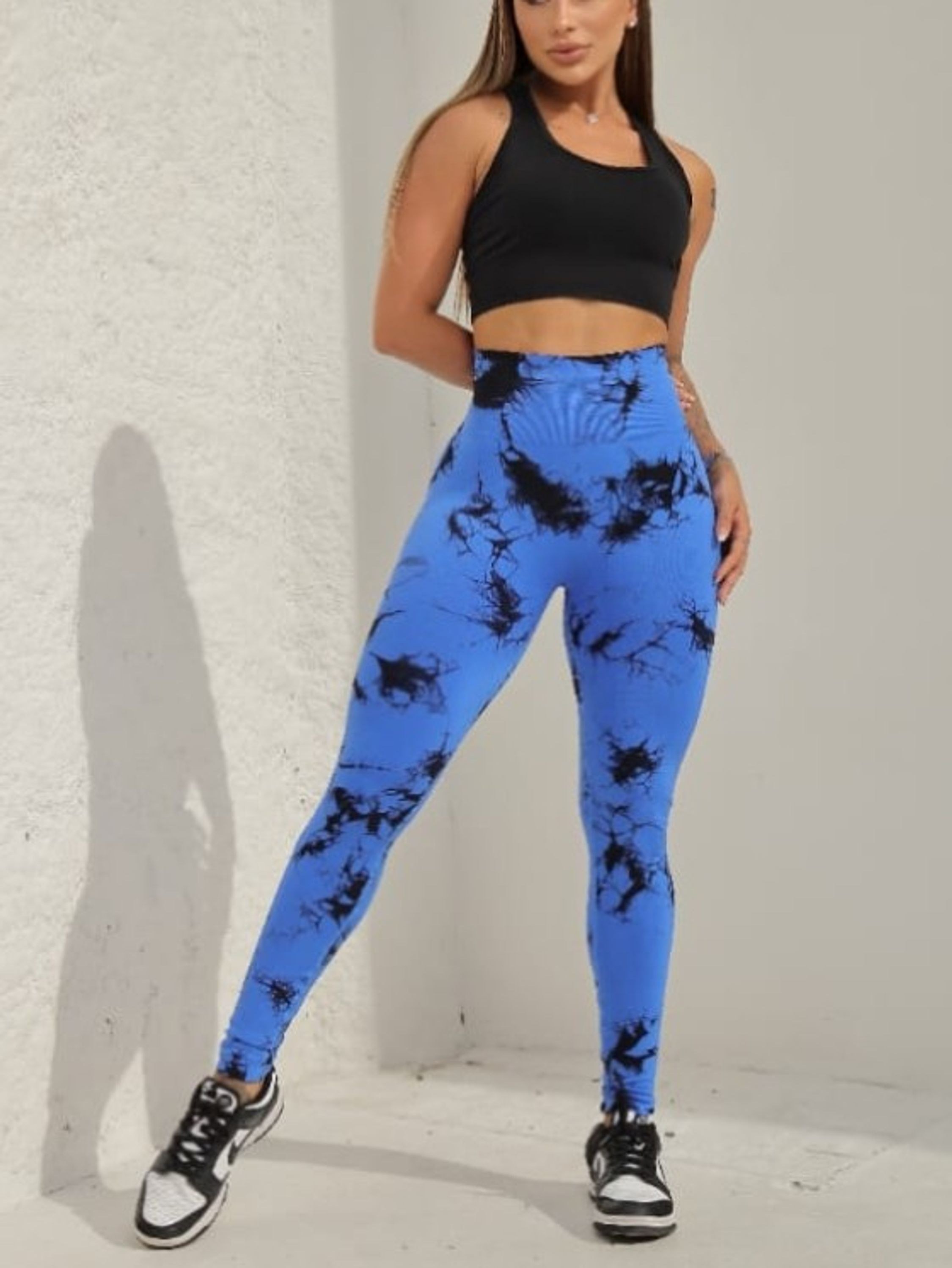 Calça de poliamida empina bumbum